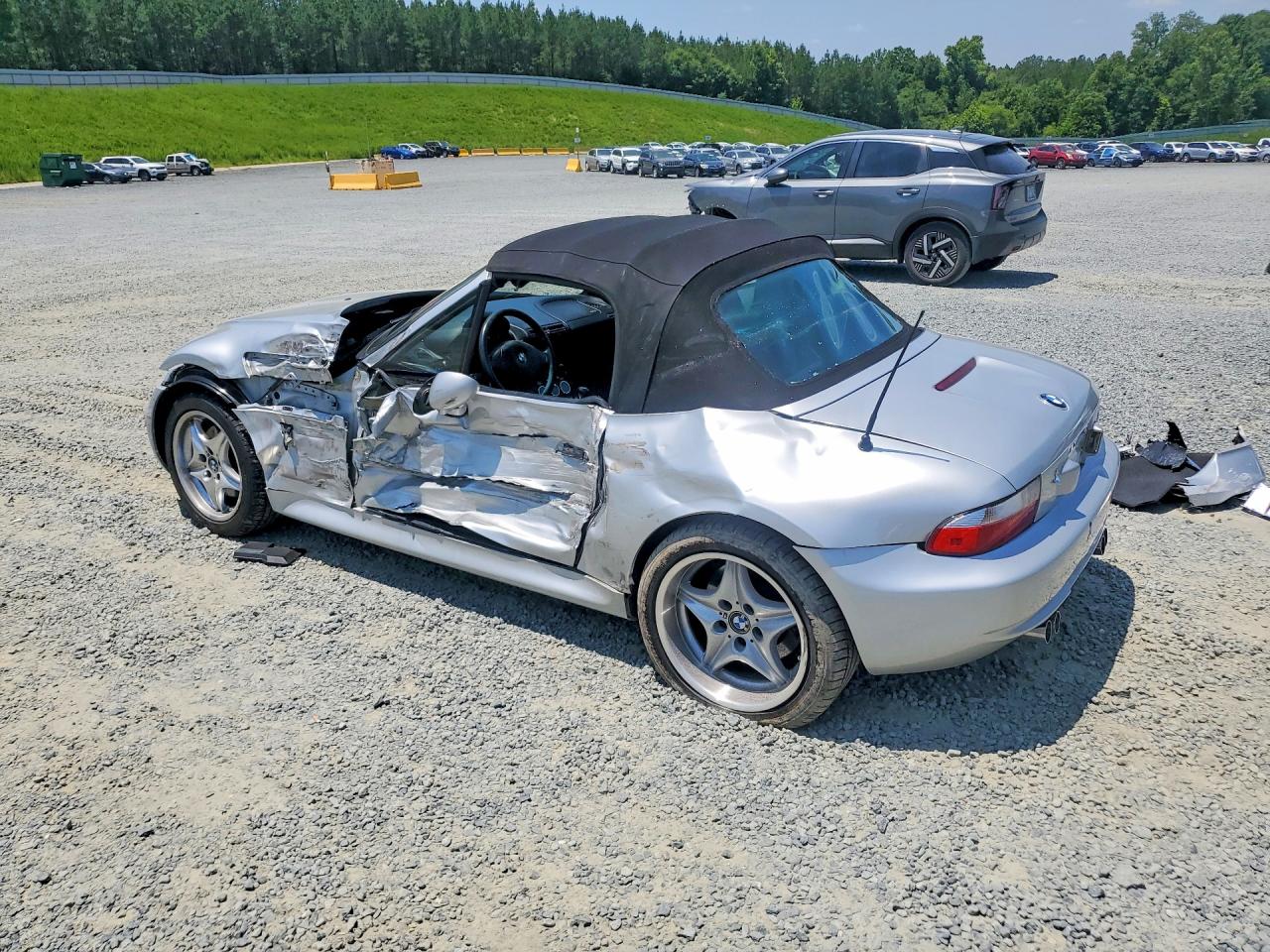 2000 Bmw M Roadster Silver vin: WBSCK9340YLC92409