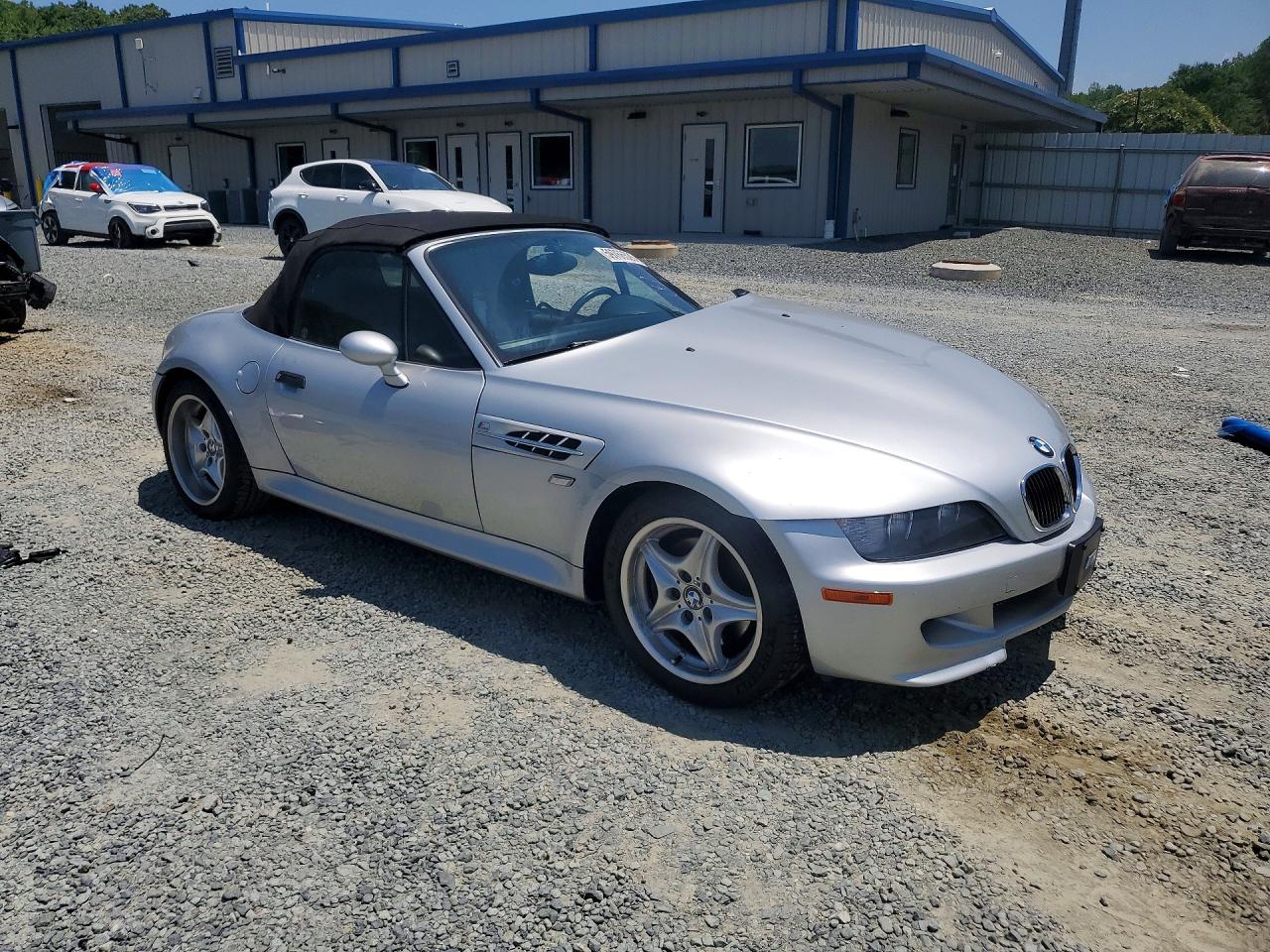 2000 Bmw M Roadster Silver vin: WBSCK9340YLC92409