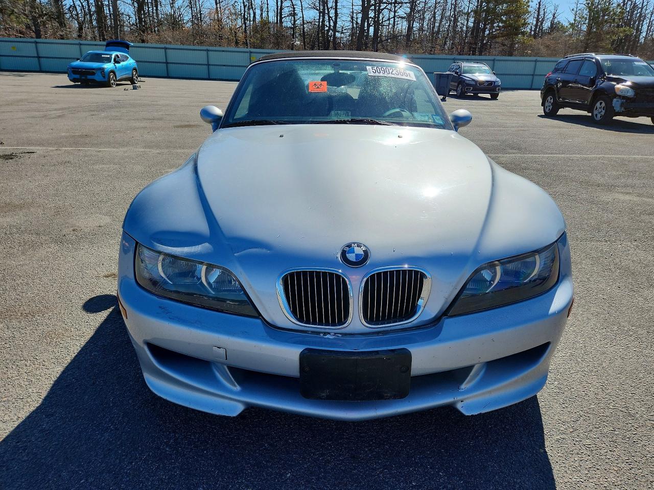 2000 Bmw M Roadster Silver vin: WBSCK9340YLC92989