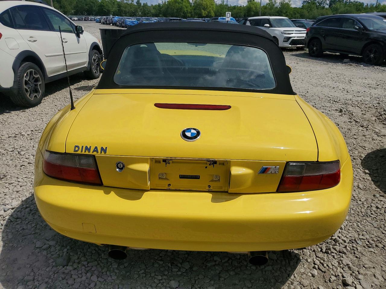2000 Bmw M Roadster Yellow vin: WBSCK9343YLC92002