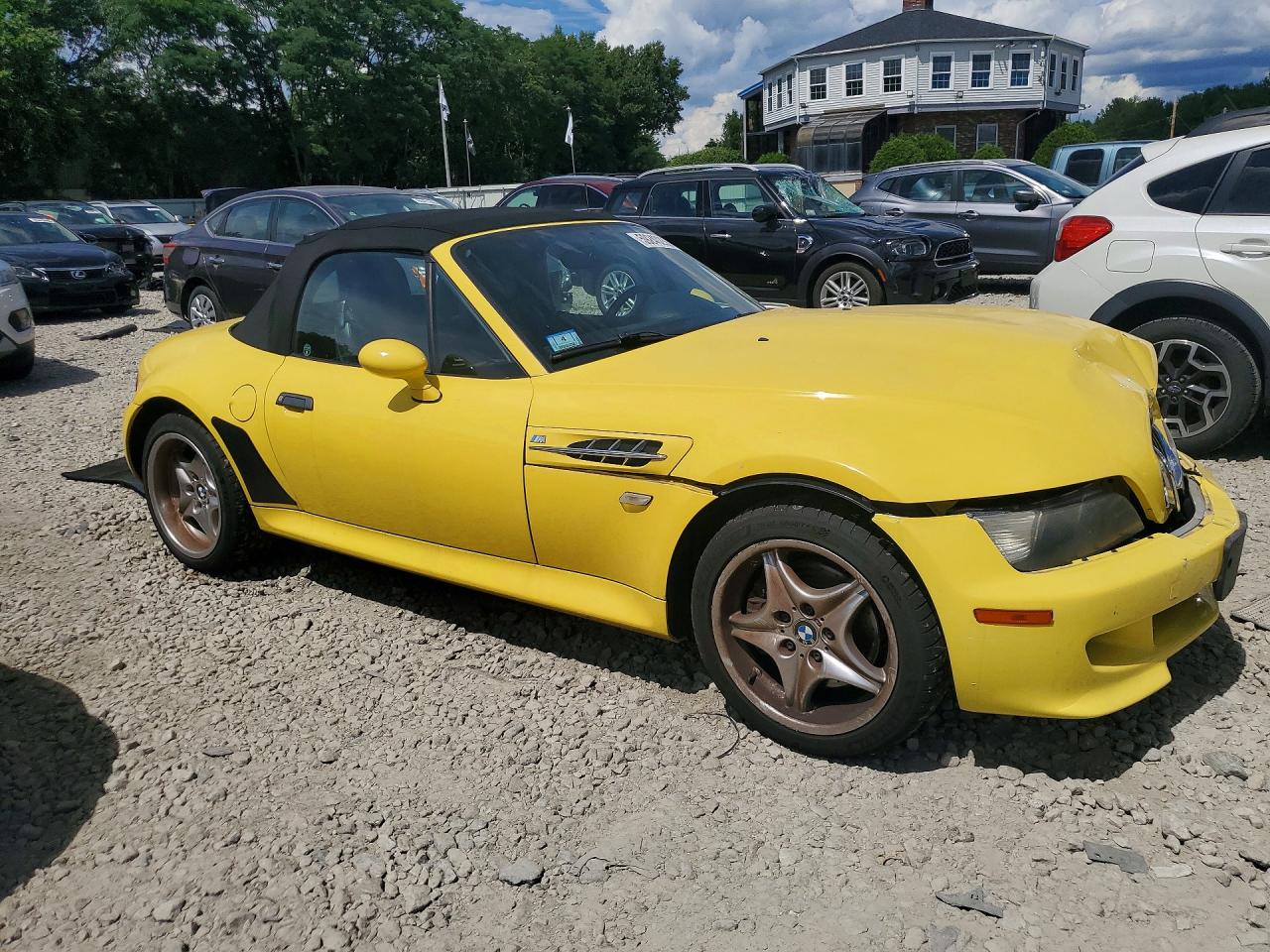 2000 Bmw M Roadster Yellow vin: WBSCK9343YLC92002