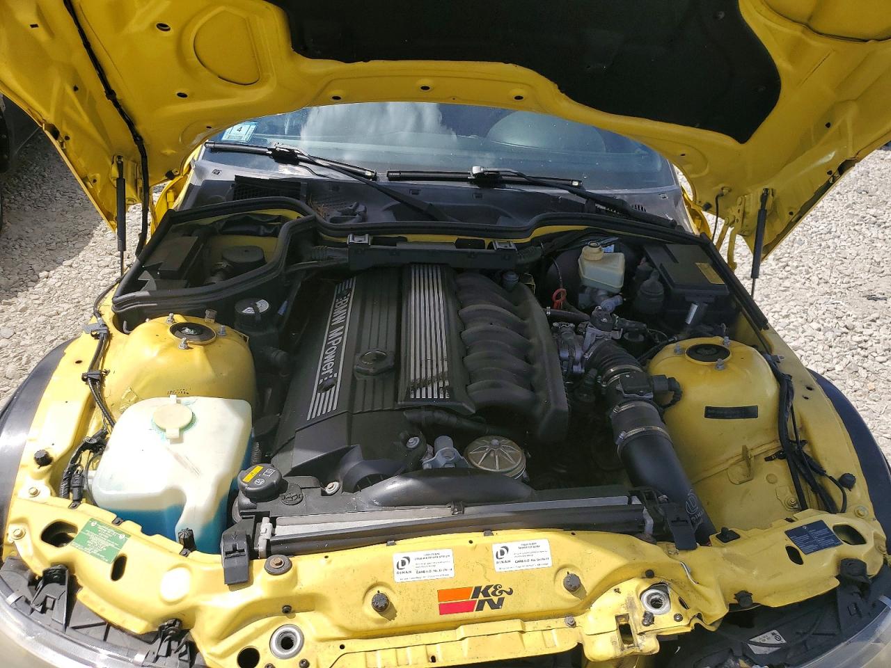 2000 Bmw M Roadster Yellow vin: WBSCK9343YLC92002