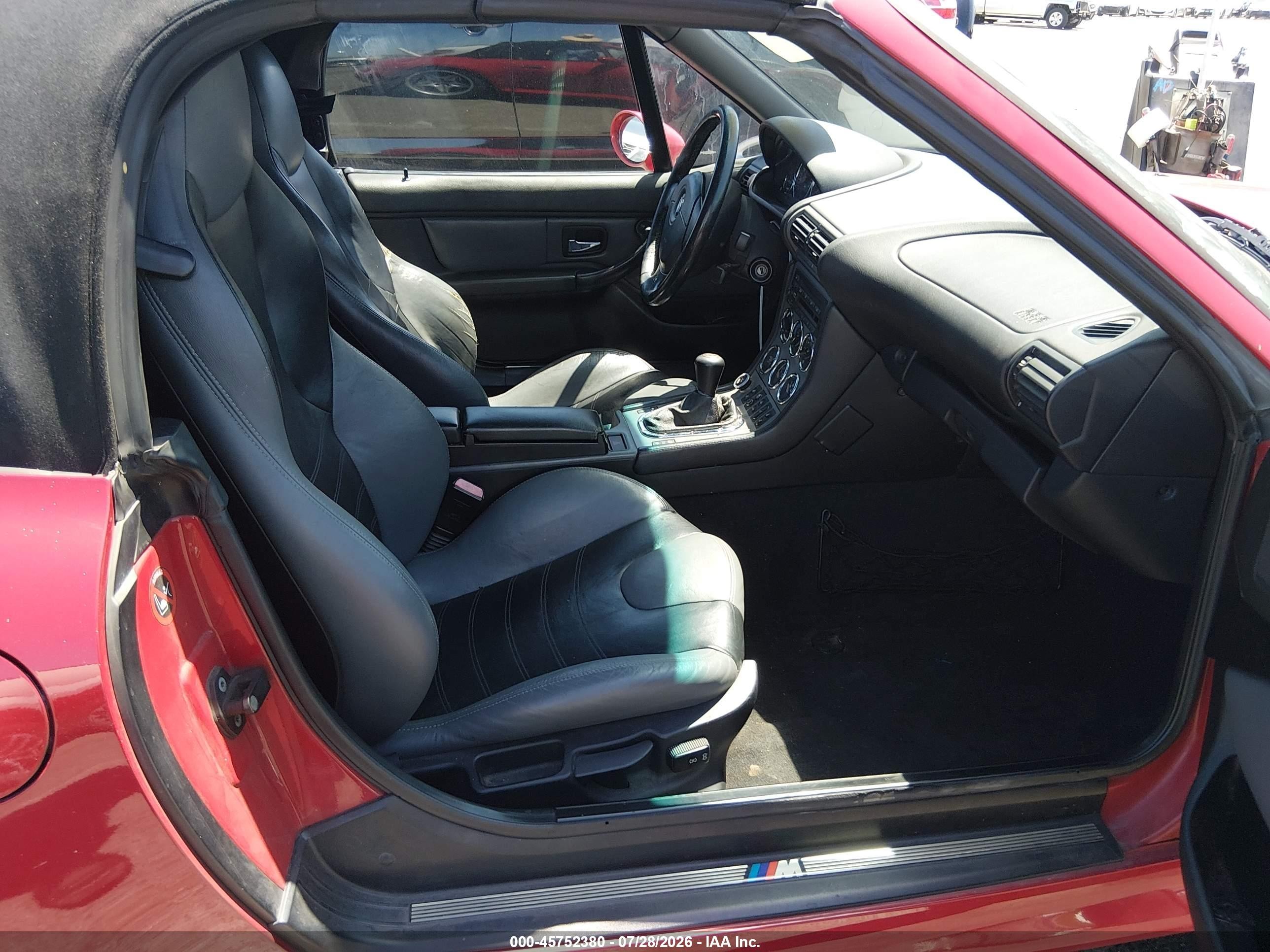 2000 Bmw M   Red vin: WBSCK9346YLC91412