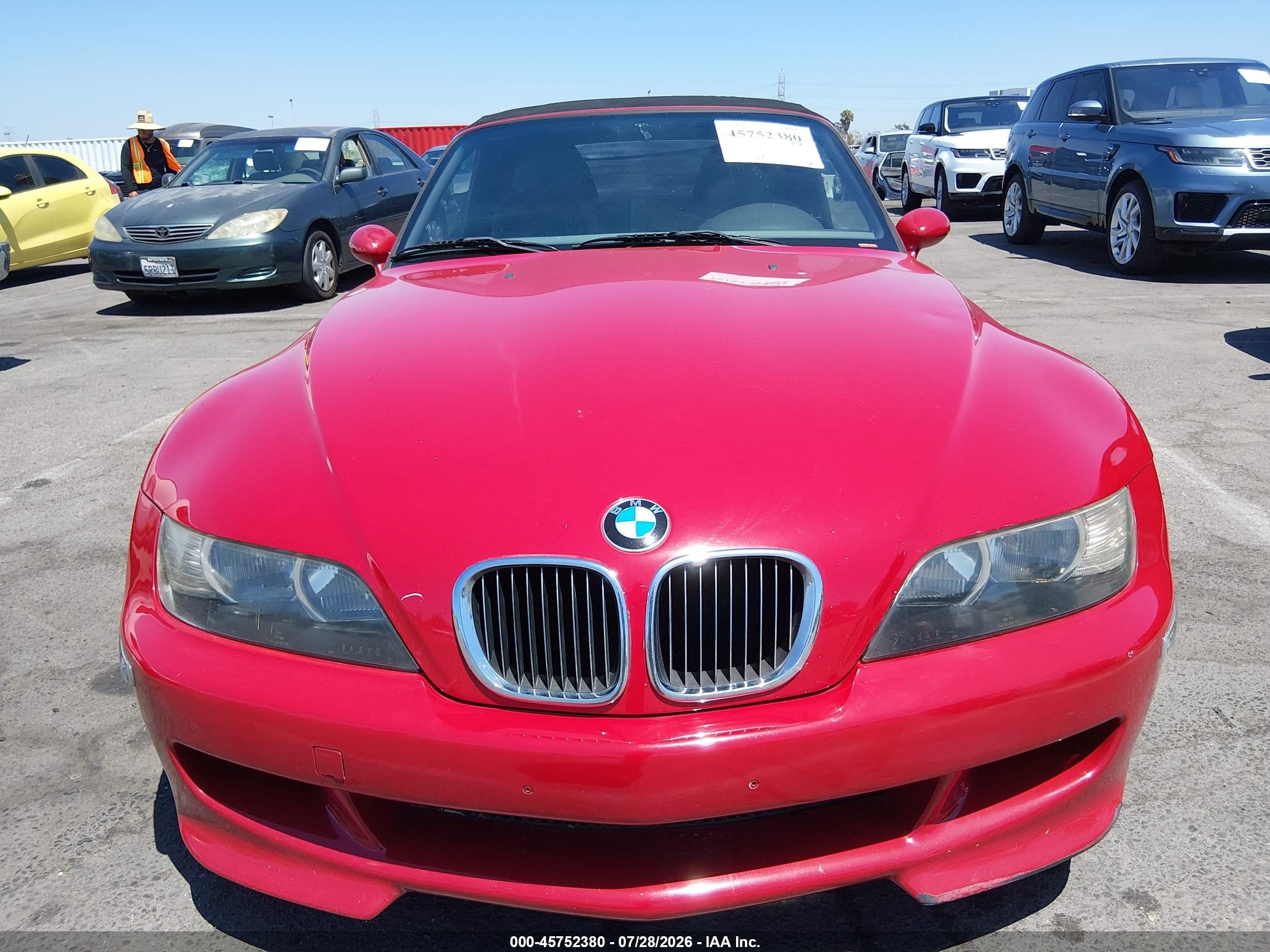 2000 Bmw M   Red vin: WBSCK9346YLC91412
