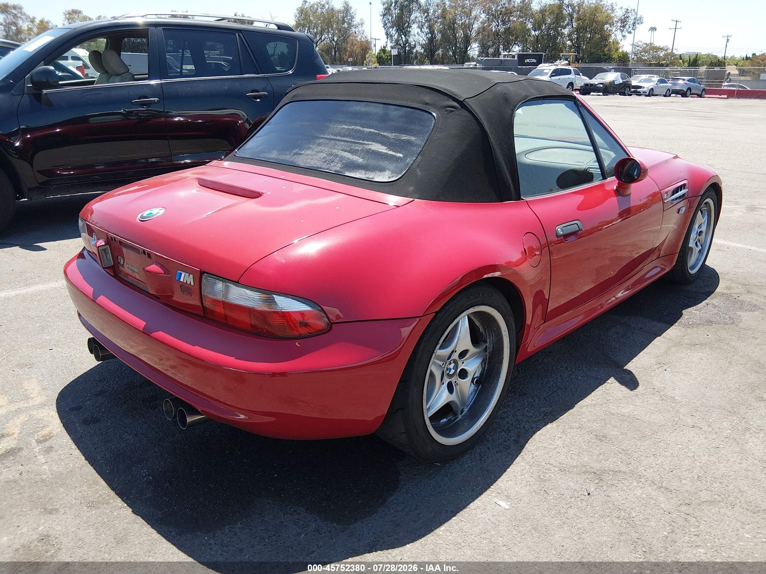 2000 Bmw M   Red vin: WBSCK9346YLC91412