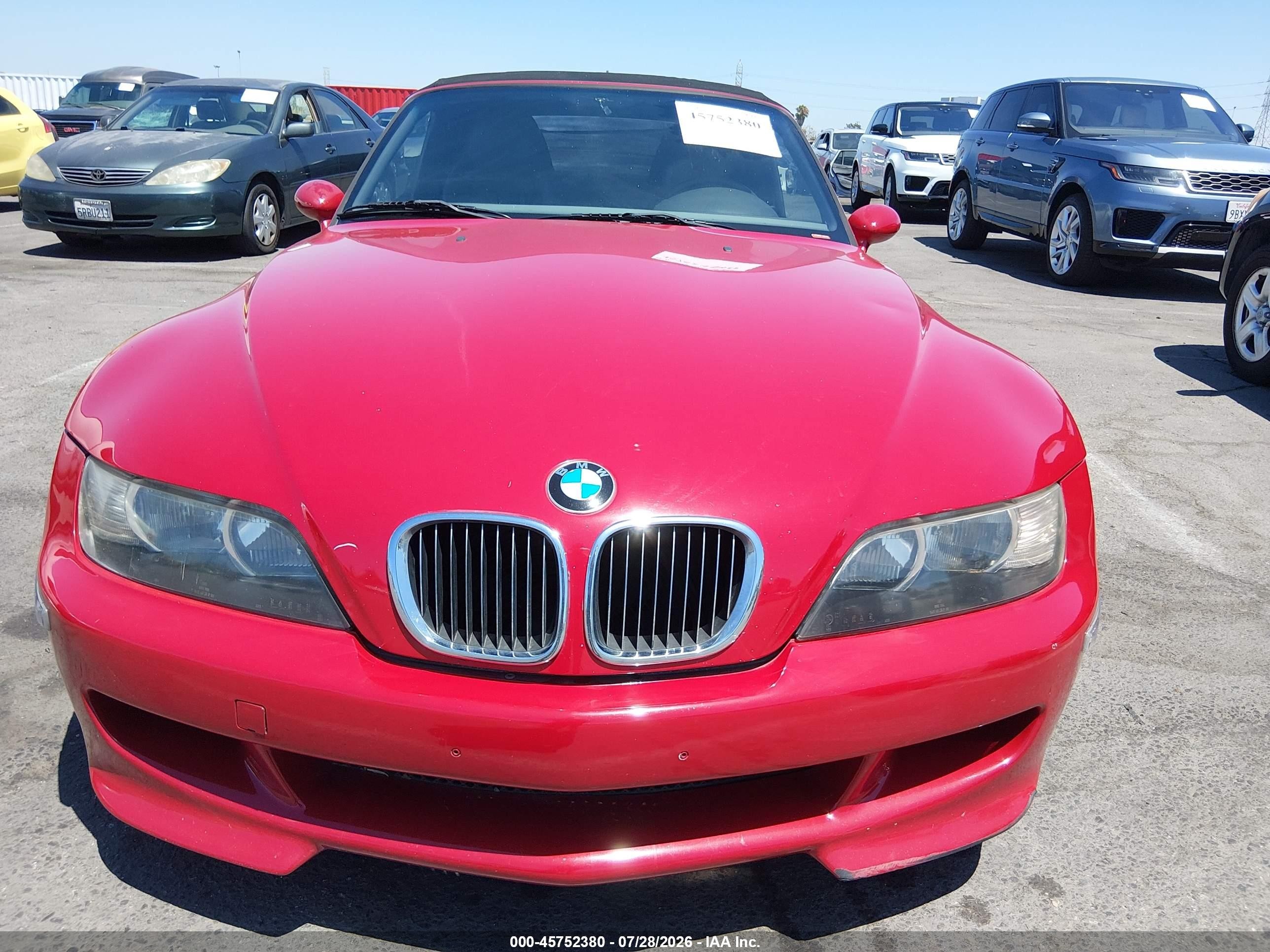 2000 Bmw M   Red vin: WBSCK9346YLC91412