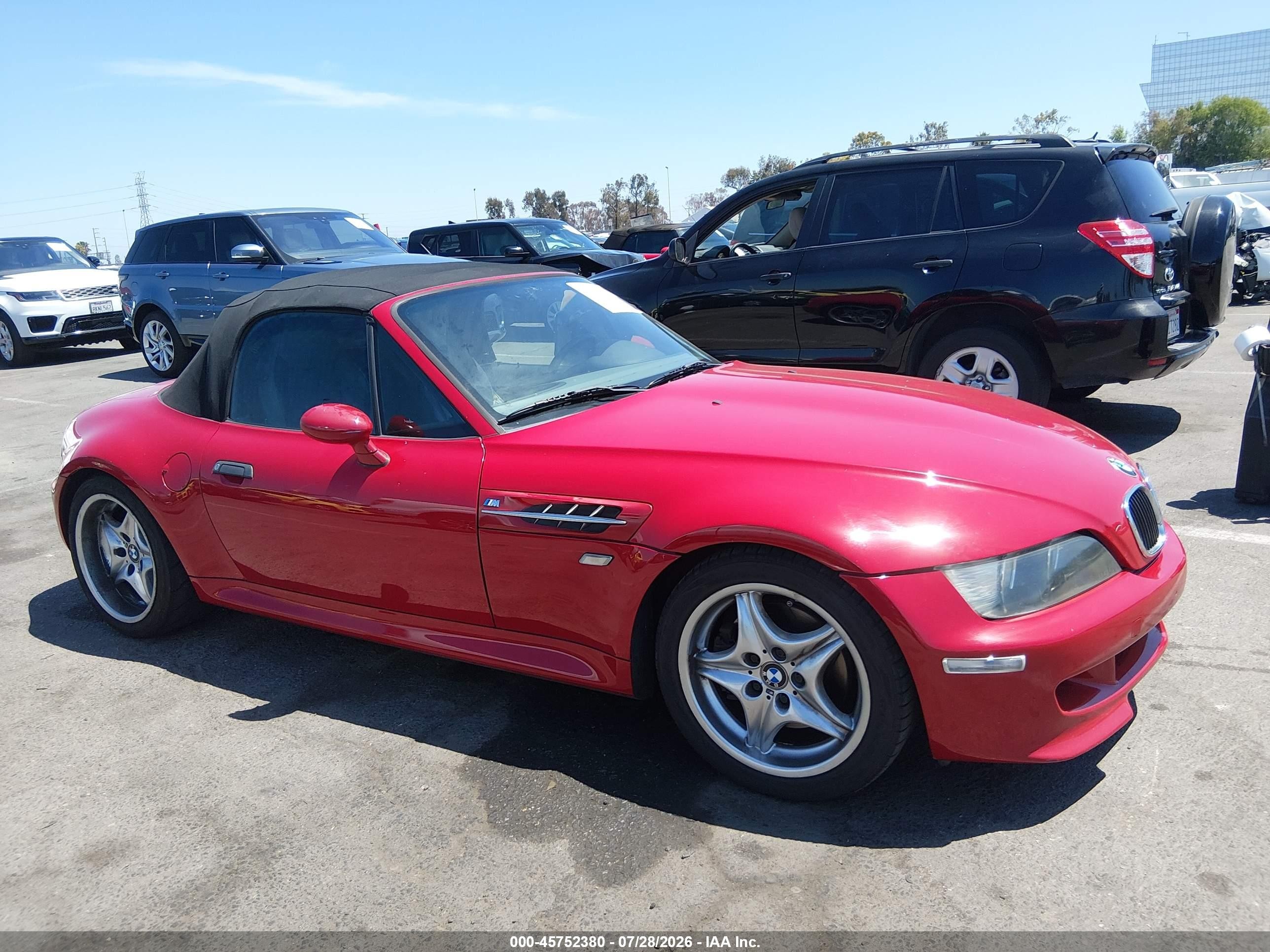 2000 Bmw M   Red vin: WBSCK9346YLC91412