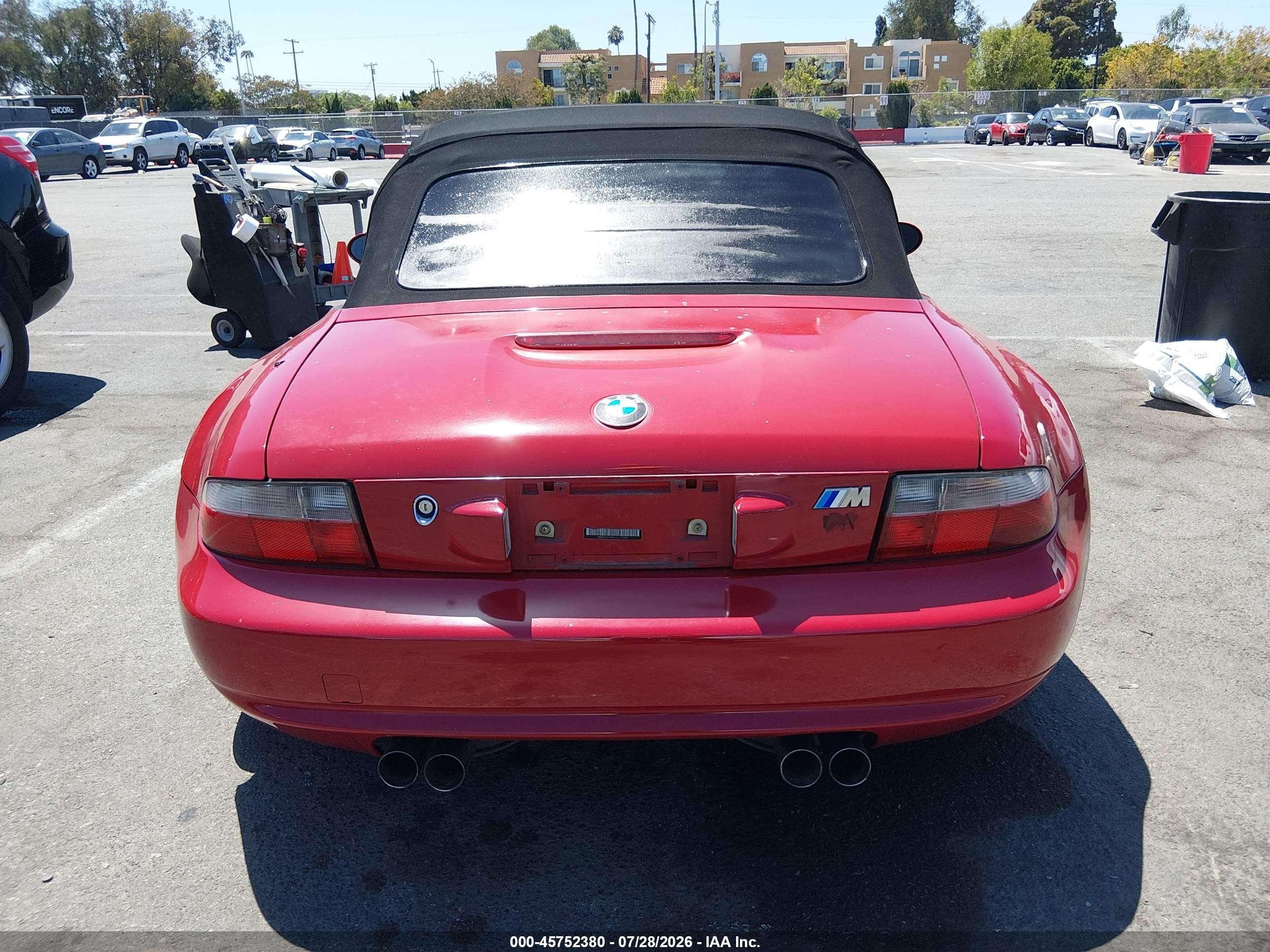 2000 Bmw M   Red vin: WBSCK9346YLC91412