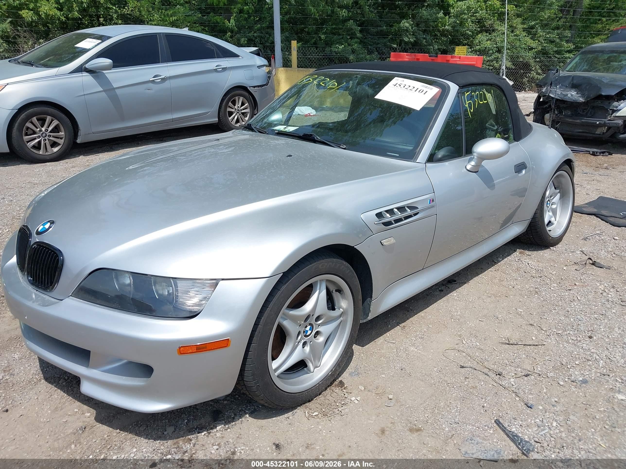 2000 Bmw M   Silver vin: WBSCK9347YLC93198