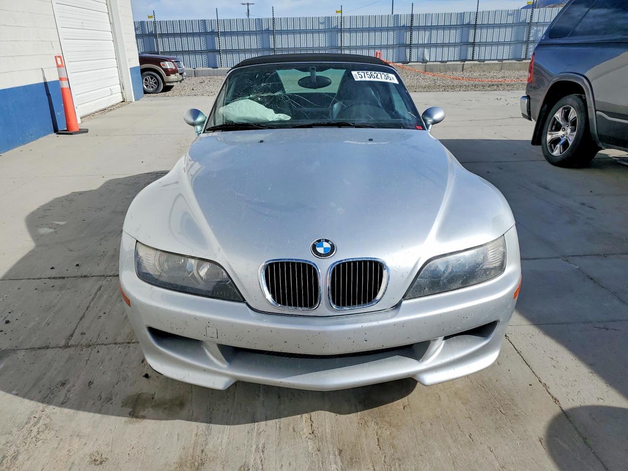 2000 Bmw M Roadster Silver vin: WBSCK9349YLC93106