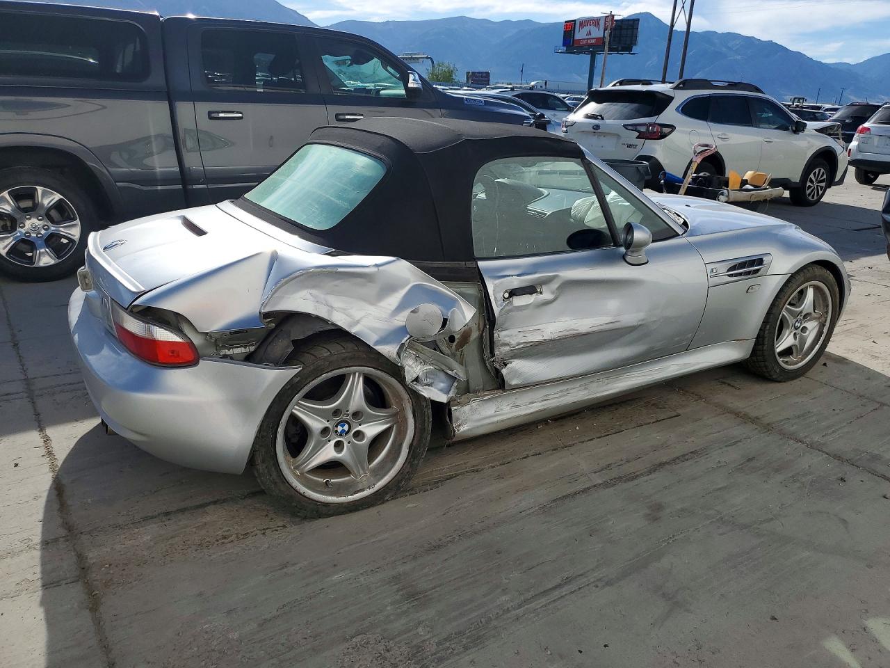 2000 Bmw M Roadster Silver vin: WBSCK9349YLC93106