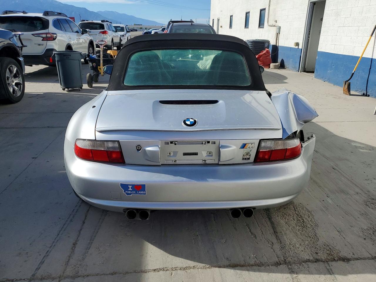 2000 Bmw M Roadster Silver vin: WBSCK9349YLC93106