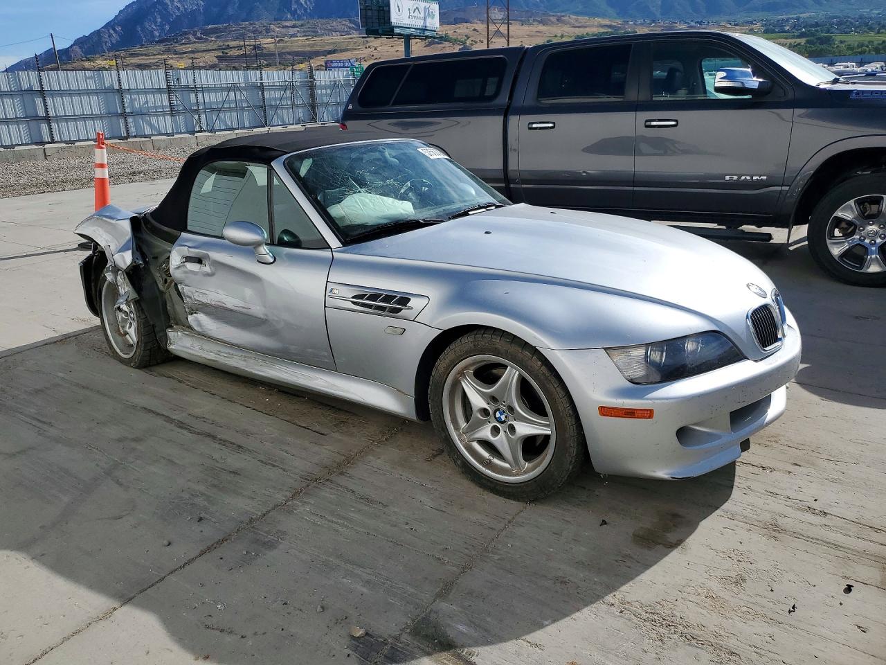 2000 Bmw M Roadster Silver vin: WBSCK9349YLC93106