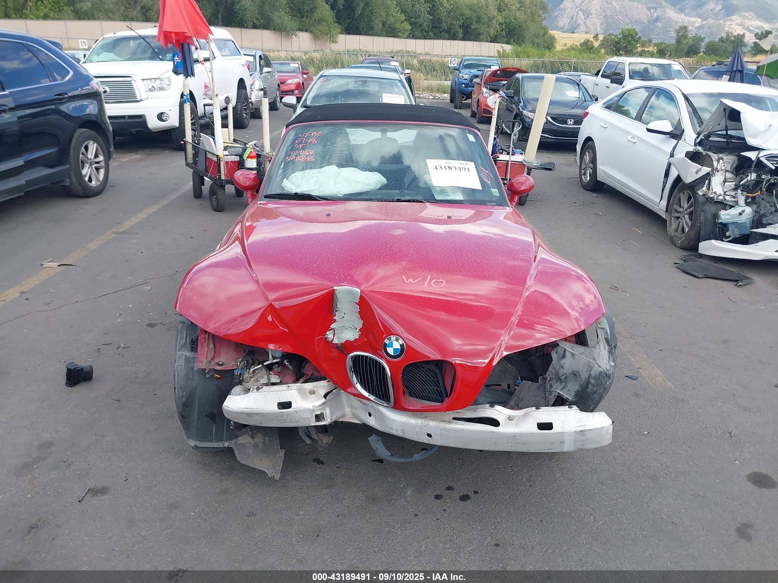 2001 Bmw M Красный vin: WBSCL93461LJ80777