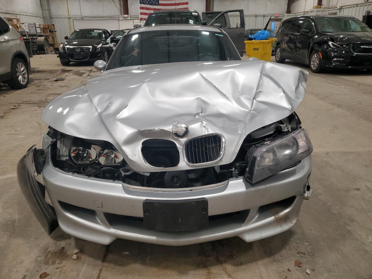 1999 Bmw M Coupe Silver vin: WBSCM9331XLC61007