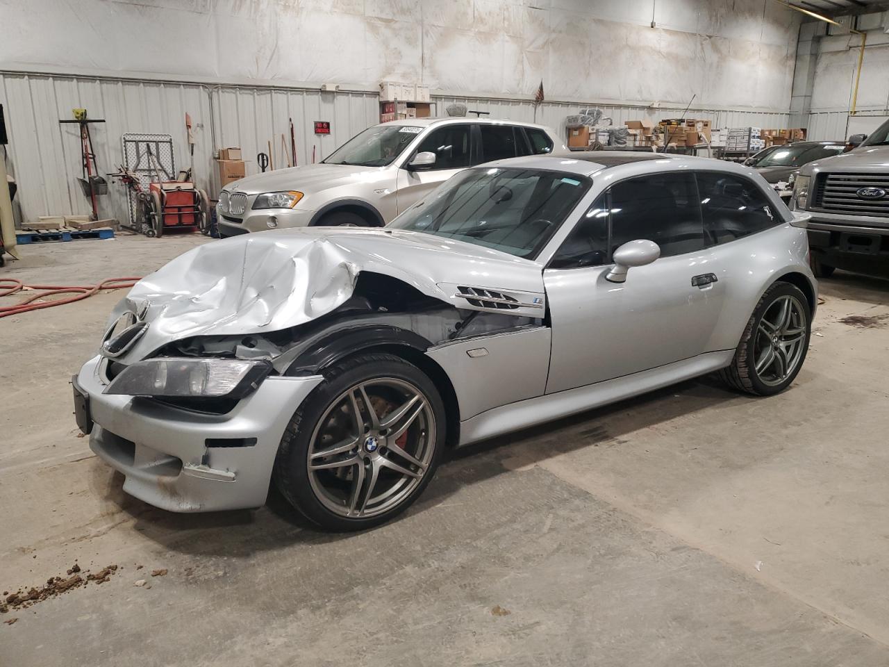1999 Bmw M Coupe Silver vin: WBSCM9331XLC61007