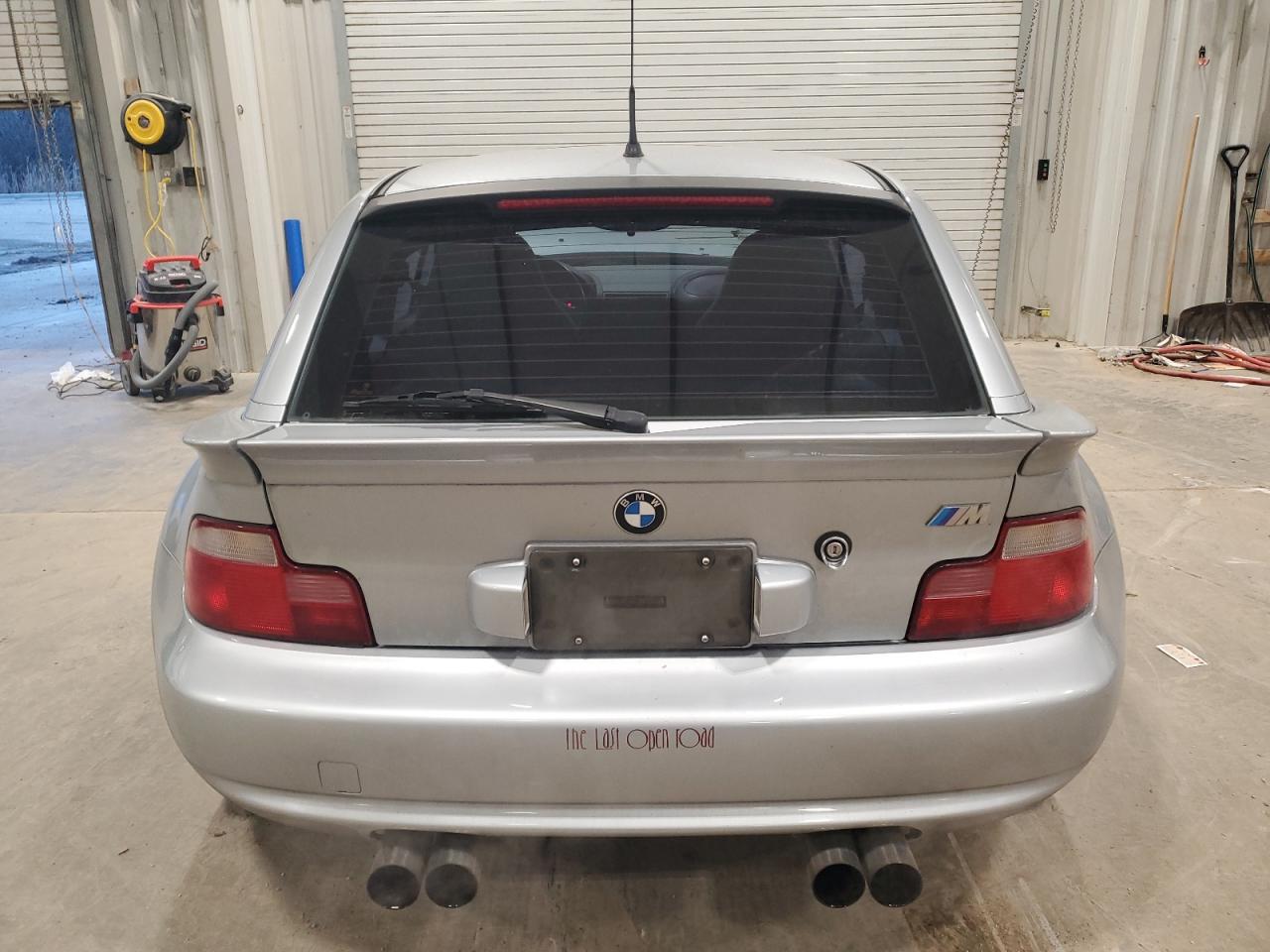 1999 Bmw M Coupe Silver vin: WBSCM9331XLC61007