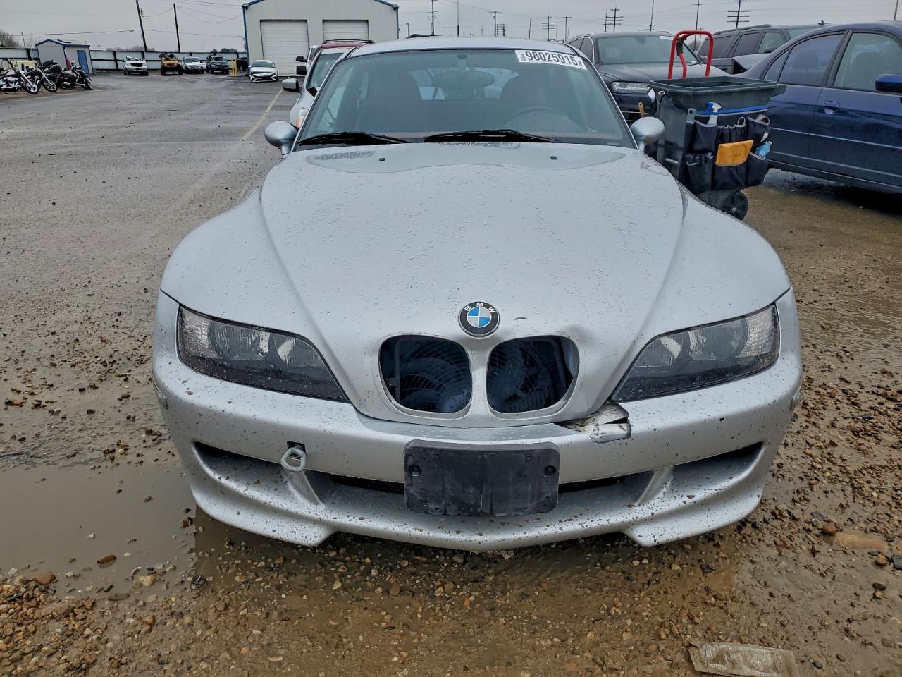 1999 Bmw M Coupe Silver vin: WBSCM9339XLC60736