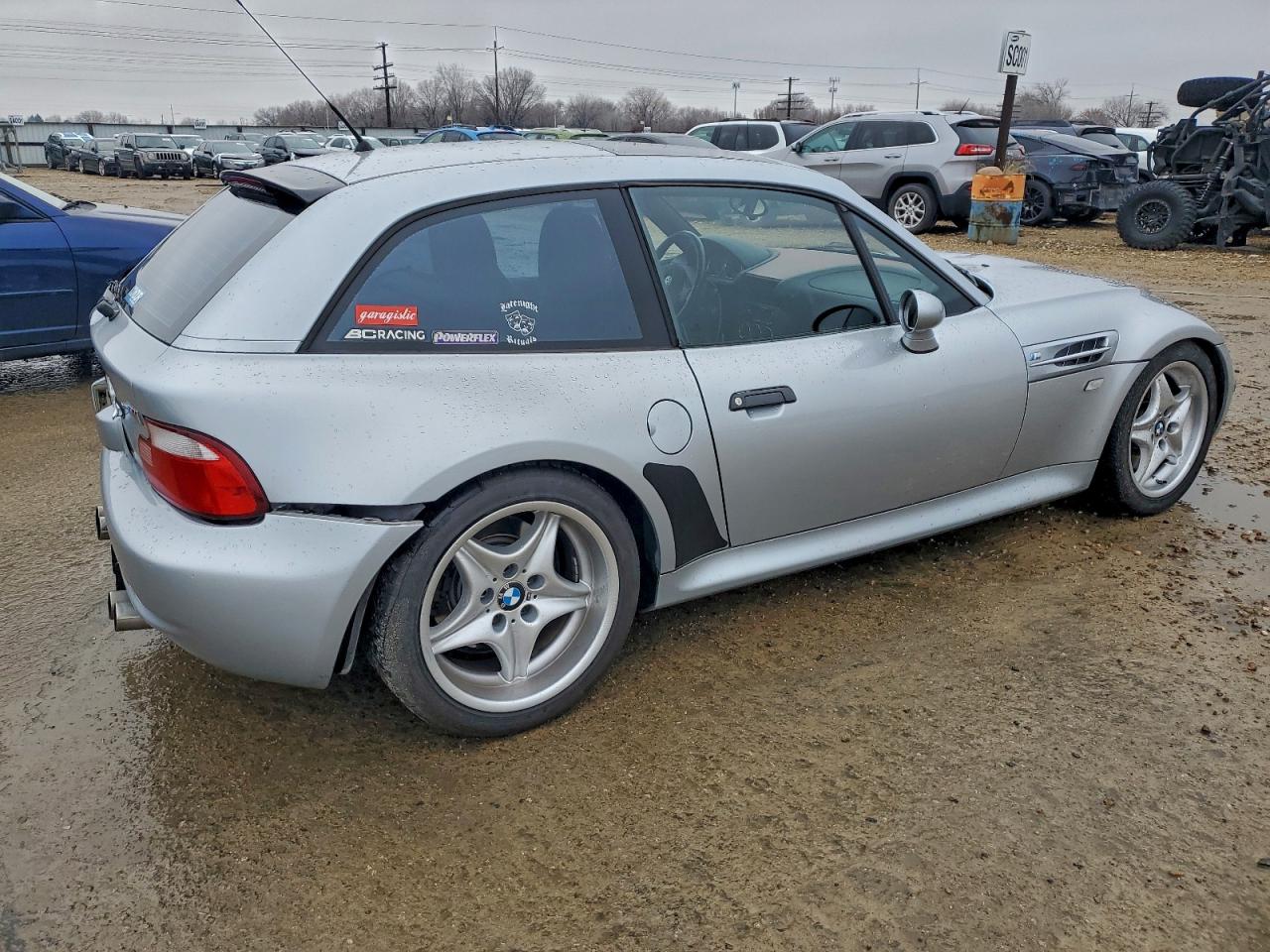 1999 Bmw M Coupe Silver vin: WBSCM9339XLC60736