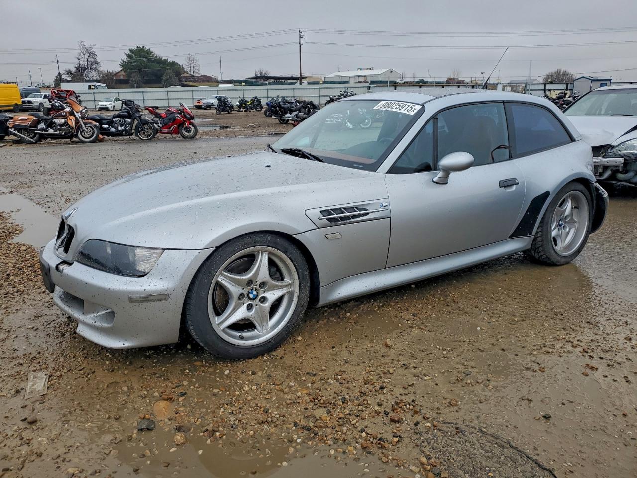1999 Bmw M Coupe Silver vin: WBSCM9339XLC60736