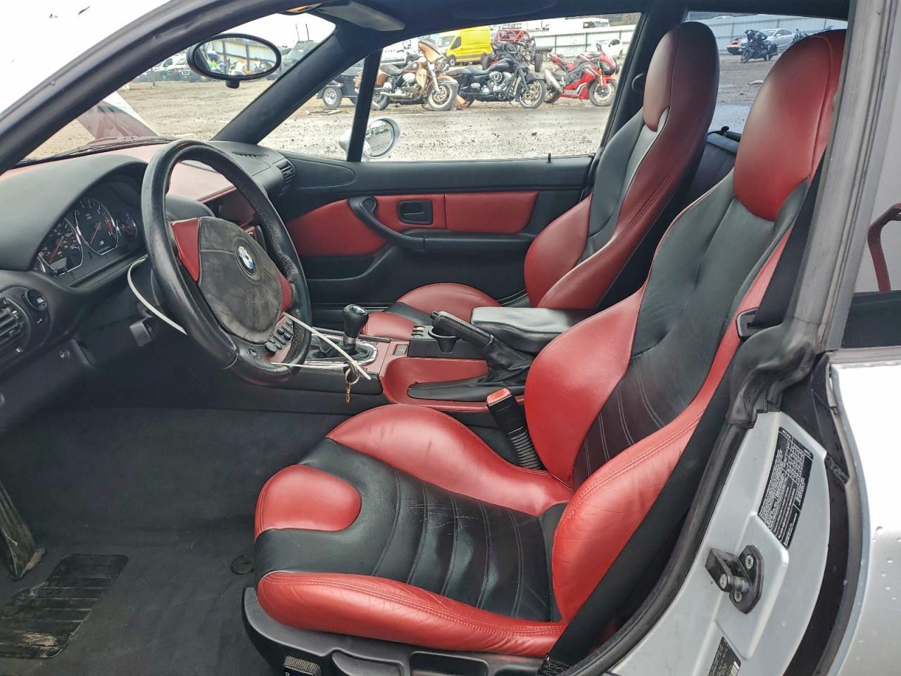 1999 Bmw M Coupe Silver vin: WBSCM9339XLC60736