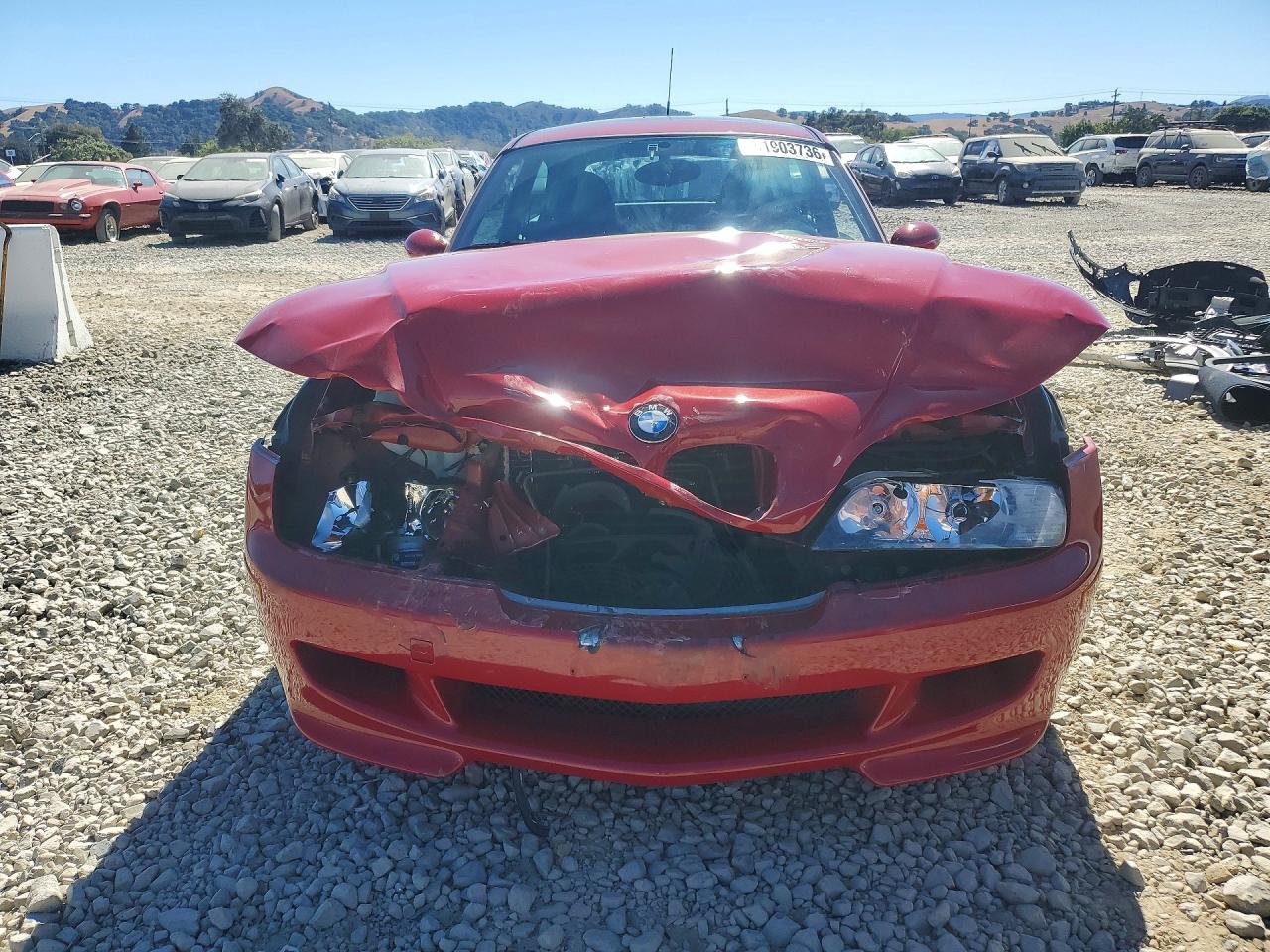 2000 Bmw M Coupe Red vin: WBSCM9341YLC62166