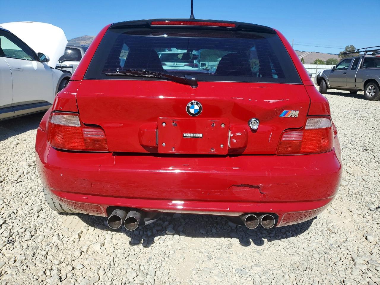 2000 Bmw M Coupe Red vin: WBSCM9341YLC62166