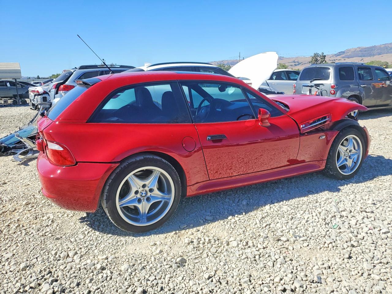 2000 Bmw M Coupe Red vin: WBSCM9341YLC62166