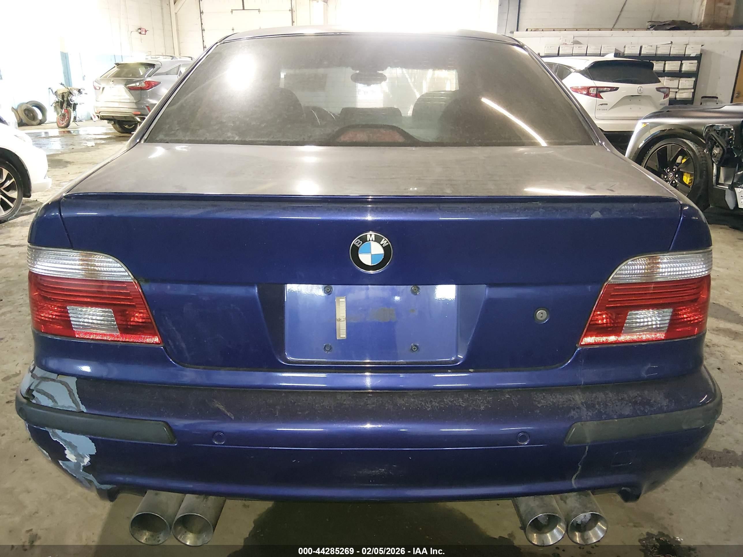 2003 Bmw M5   Blue vin: WBSDE93403CF92410