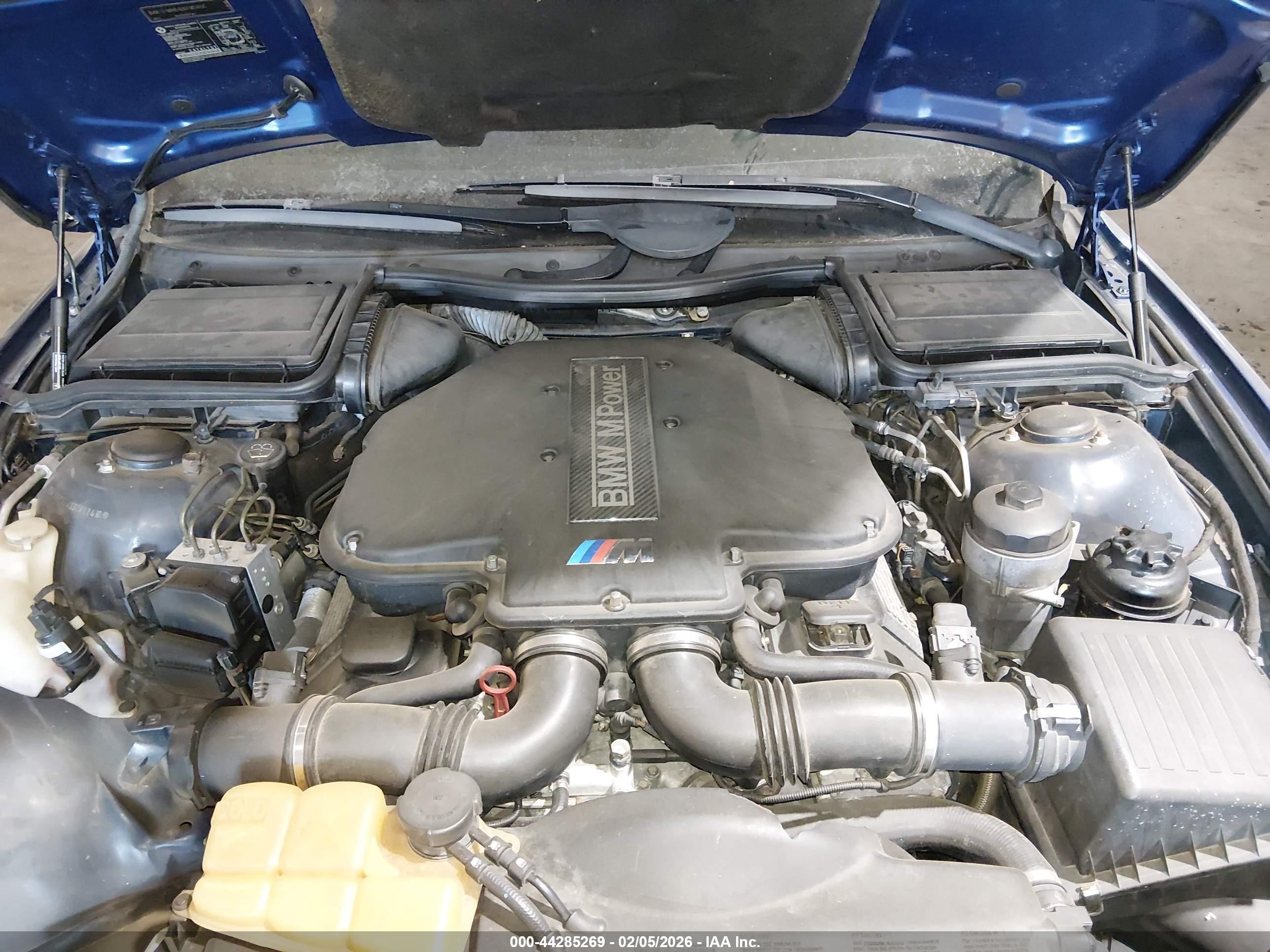 2003 Bmw M5   Blue vin: WBSDE93403CF92410