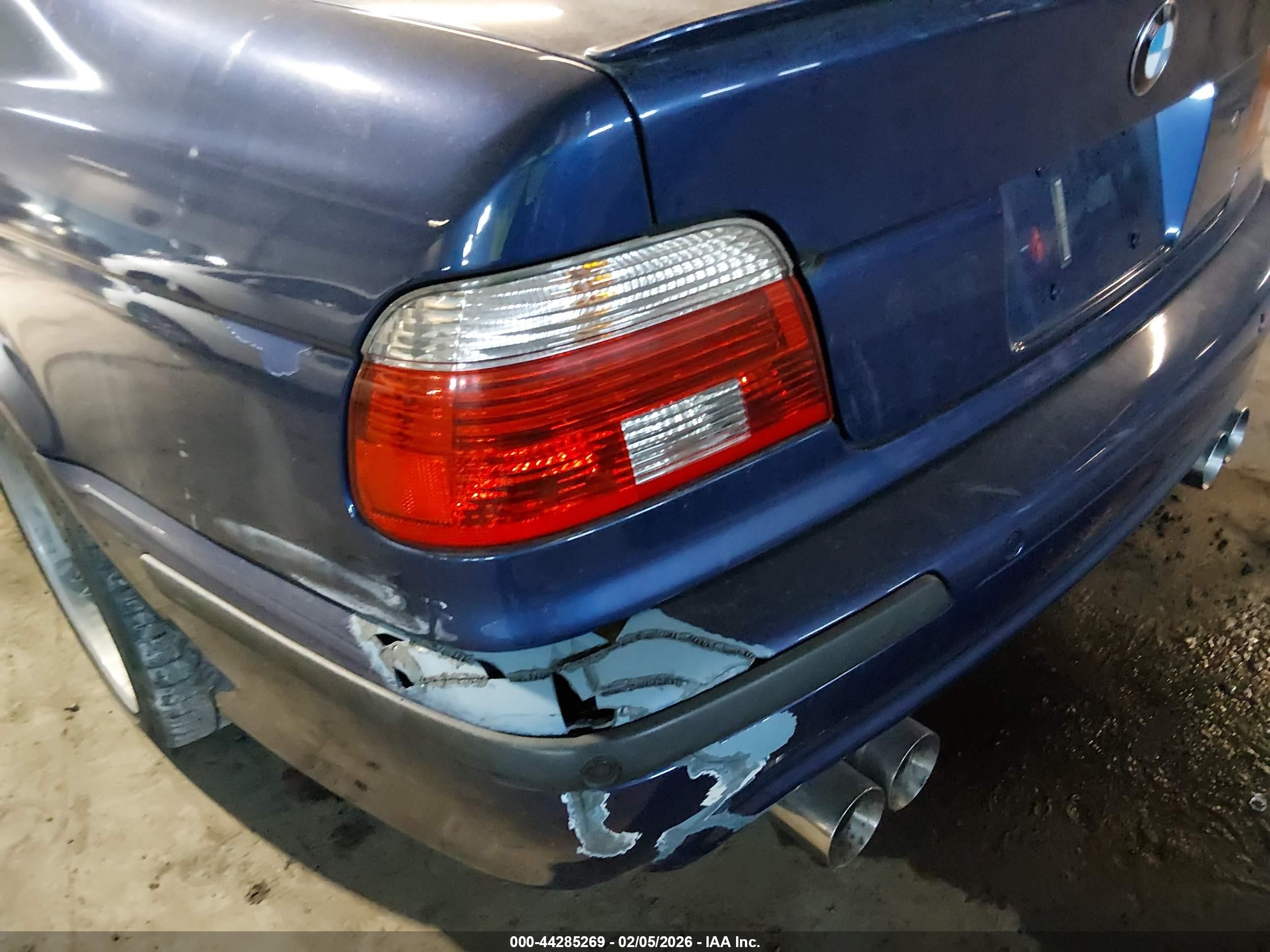 2003 Bmw M5   Blue vin: WBSDE93403CF92410