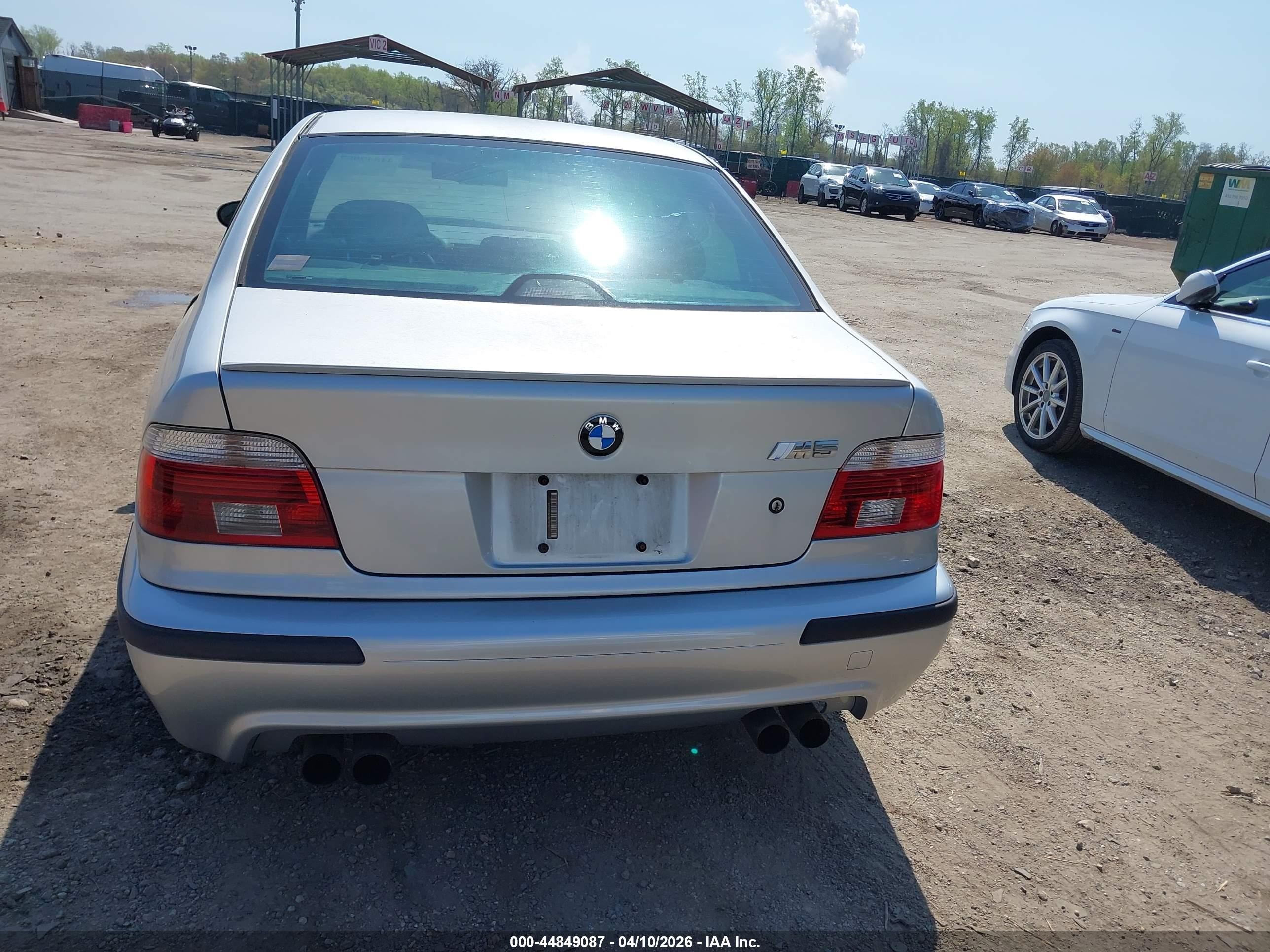 2001 Bmw M5   Silver vin: WBSDE93411BZ99281