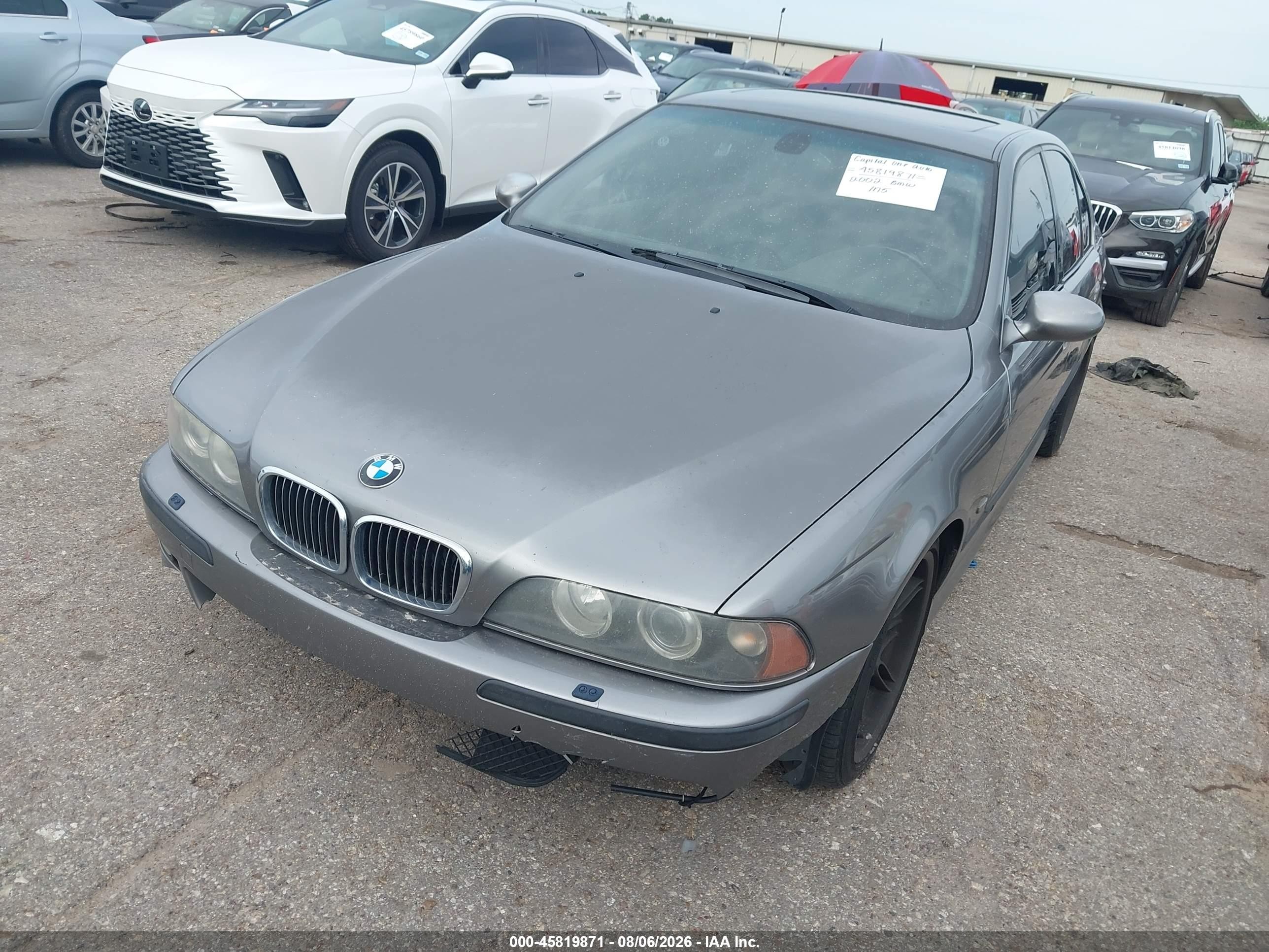 2002 Bmw M5   Серый vin: WBSDE934X2CF90419