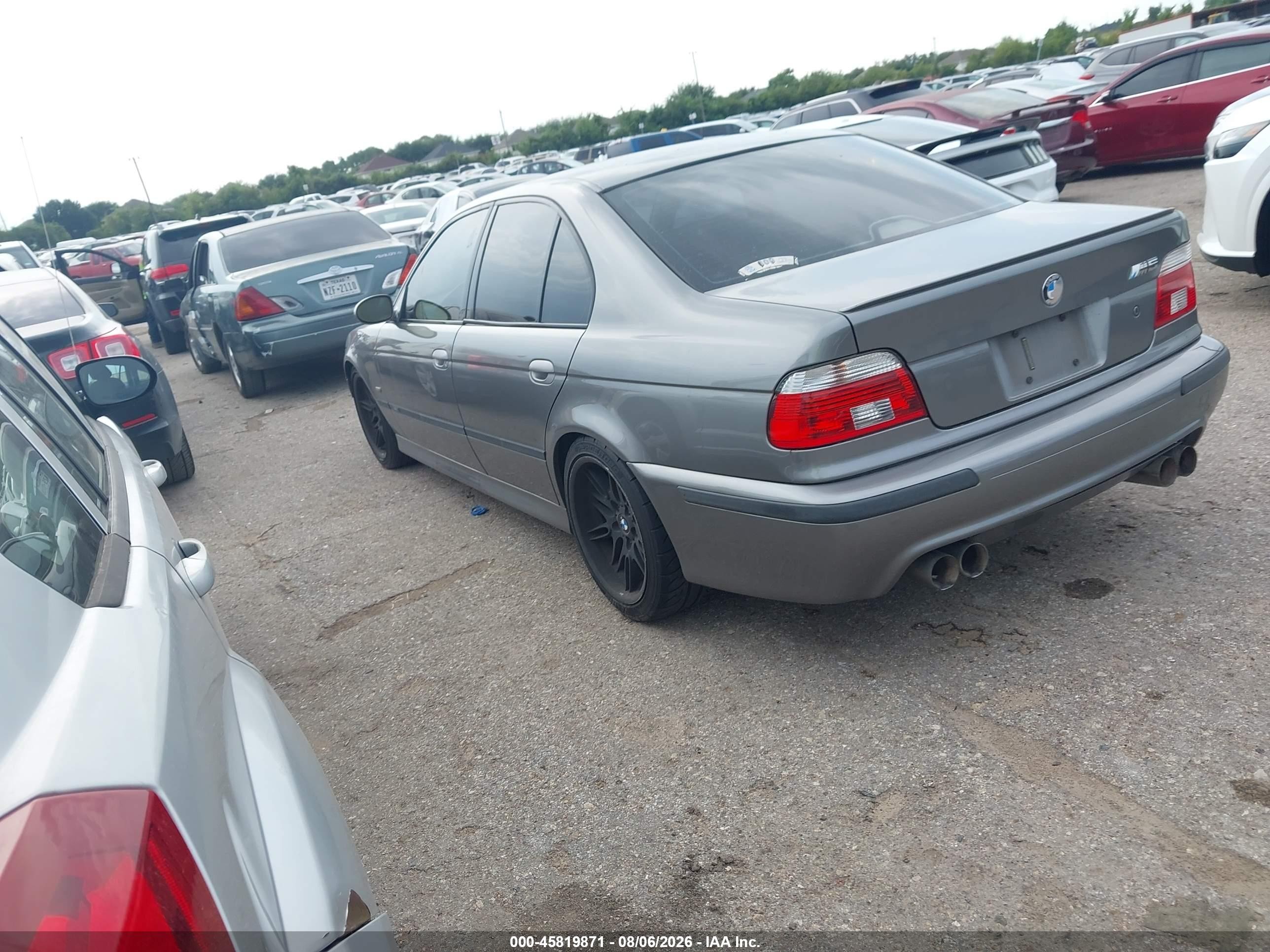 2002 Bmw M5   Серый vin: WBSDE934X2CF90419