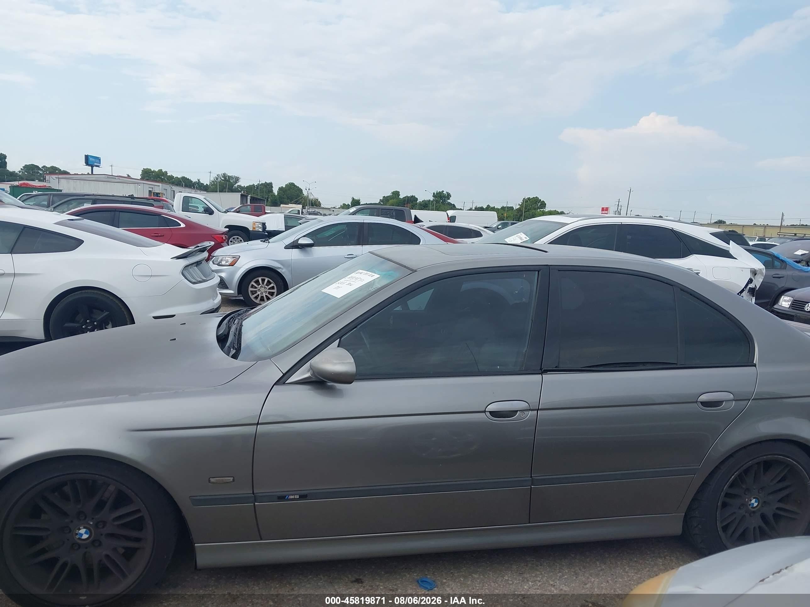 2002 Bmw M5   Серый vin: WBSDE934X2CF90419