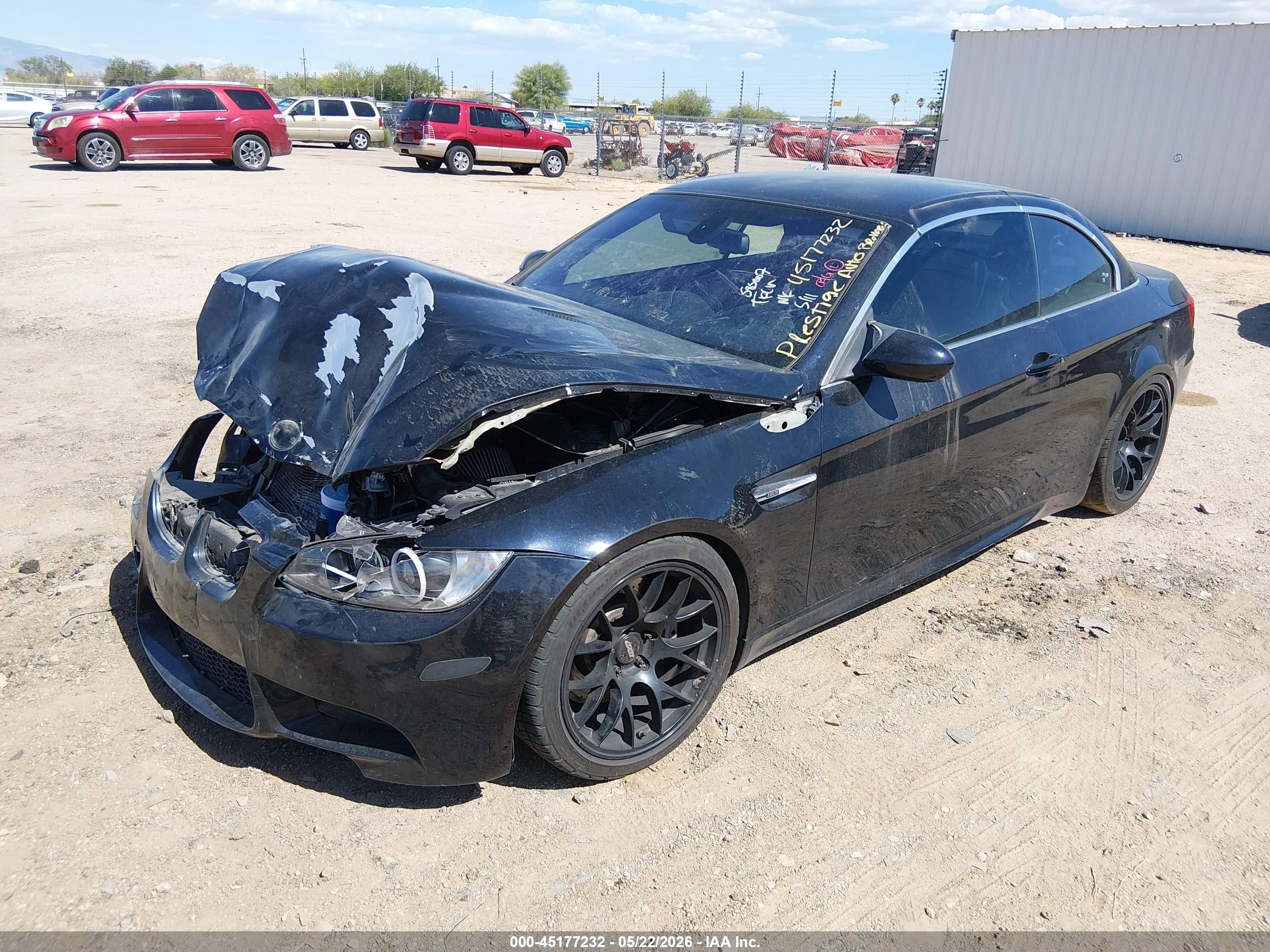 2011 Bmw M3   Black vin: WBSDX9C50BE585007