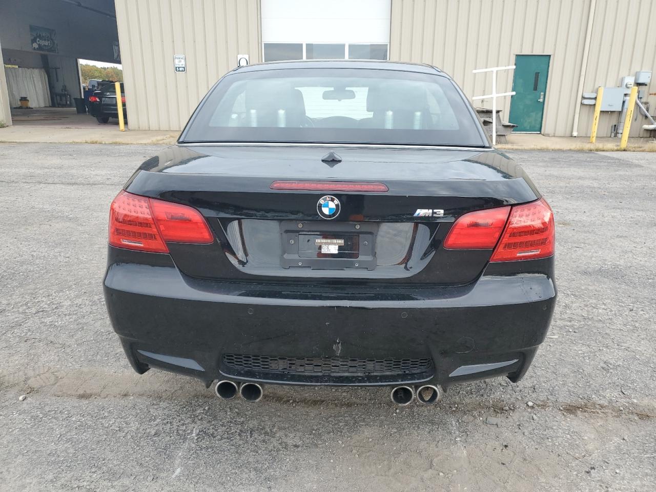 2011 Bmw M3 Black vin: WBSDX9C52BE584618