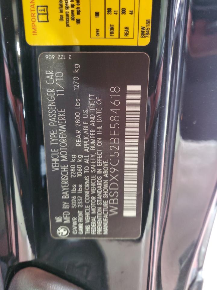 2011 Bmw M3 Black vin: WBSDX9C52BE584618