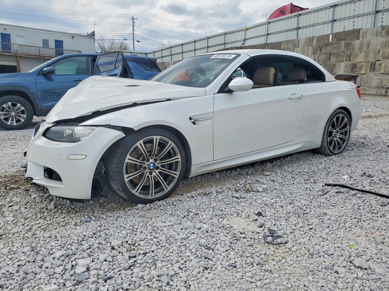 2011 Bmw M3 White vin: WBSDX9C53BE584501
