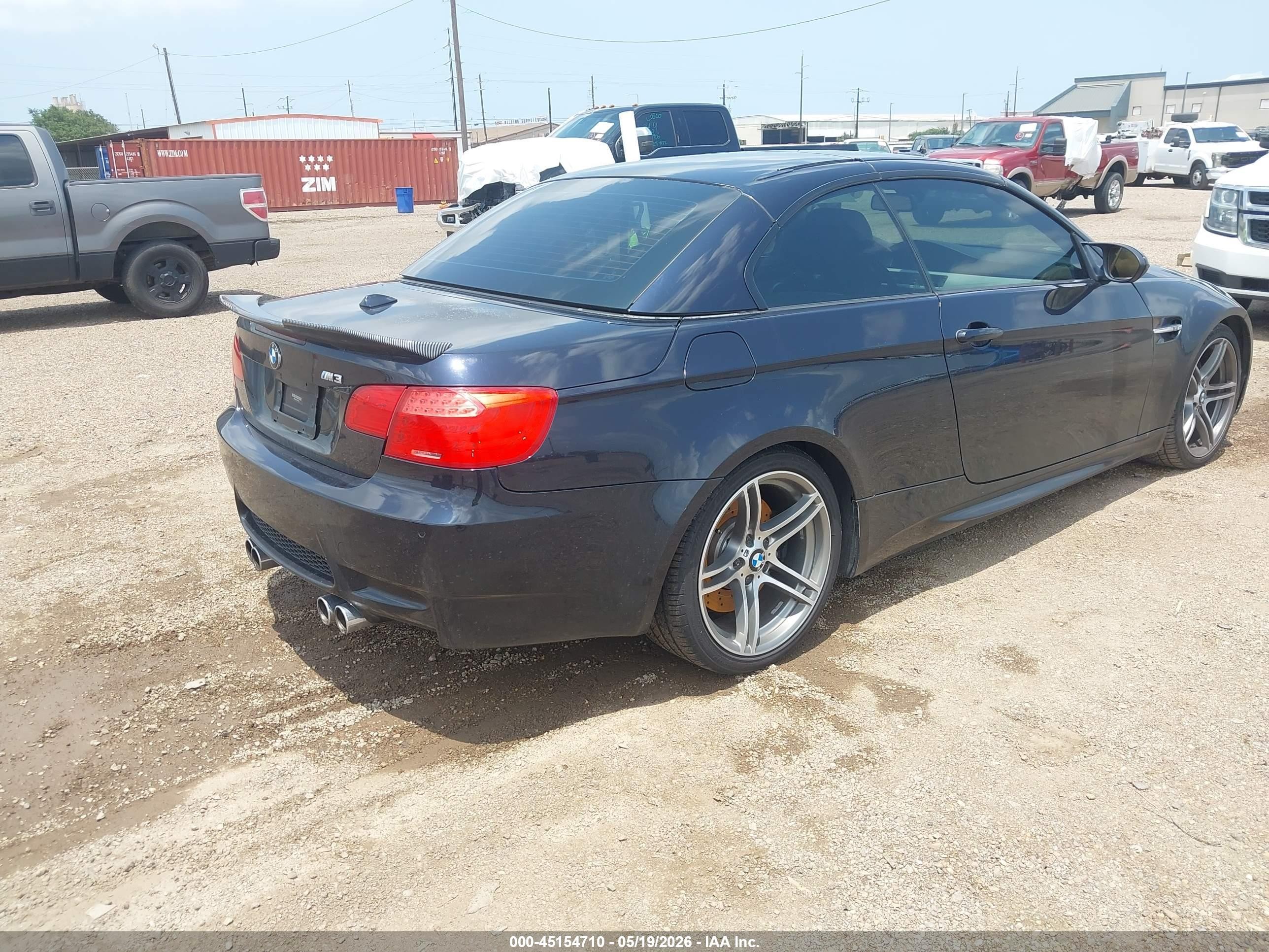 2012 Bmw M3   Black vin: WBSDX9C54CE785003