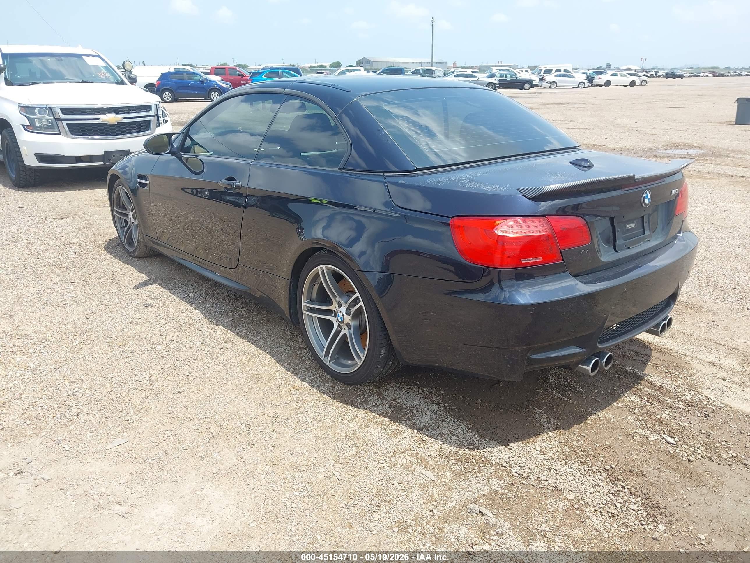 2012 Bmw M3   Black vin: WBSDX9C54CE785003