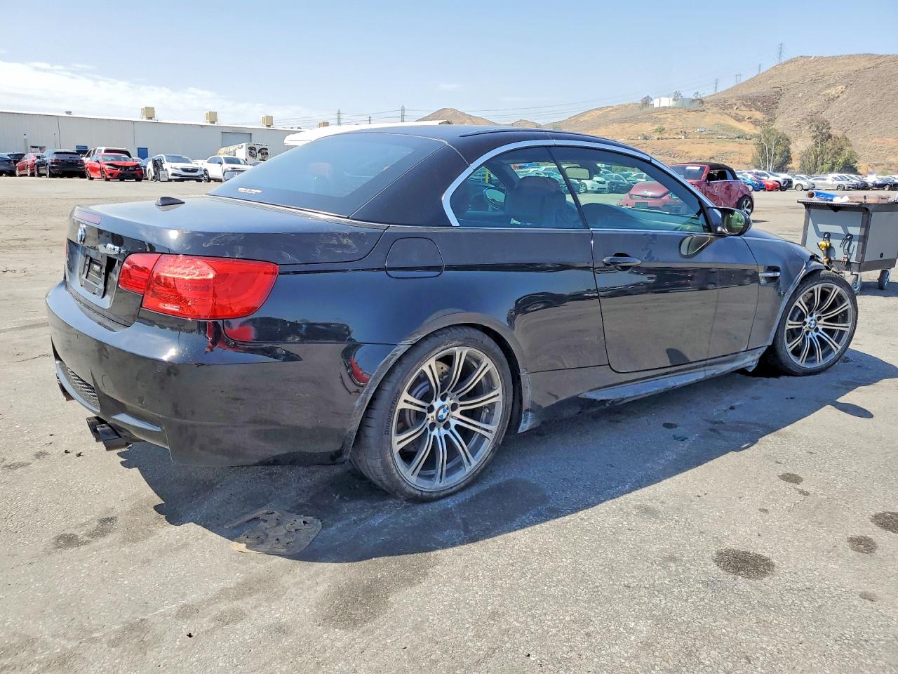 2013 Bmw M3 Black vin: WBSDX9C57DE785434