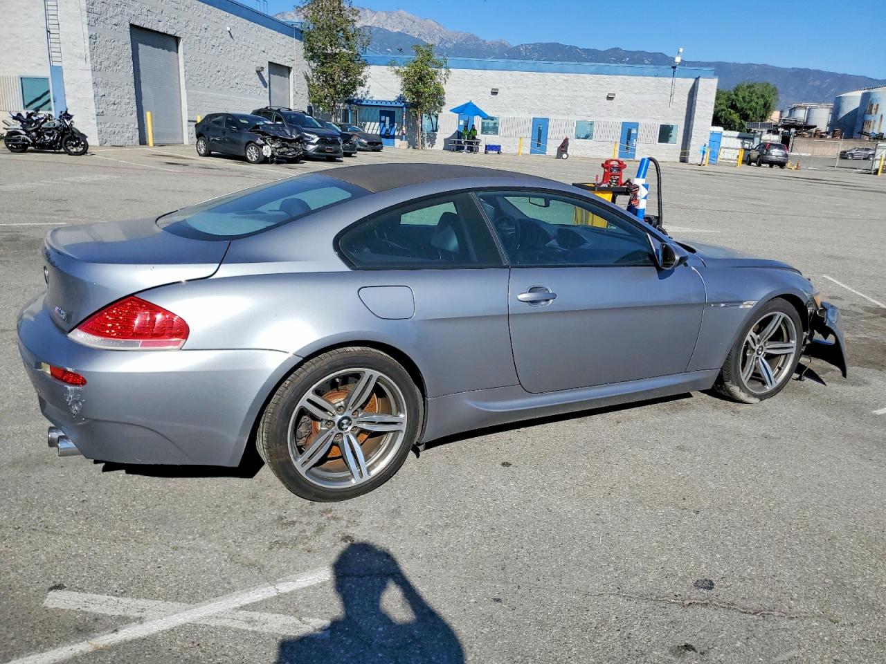 2006 Bmw M6 Gray vin: WBSEH93416B797267