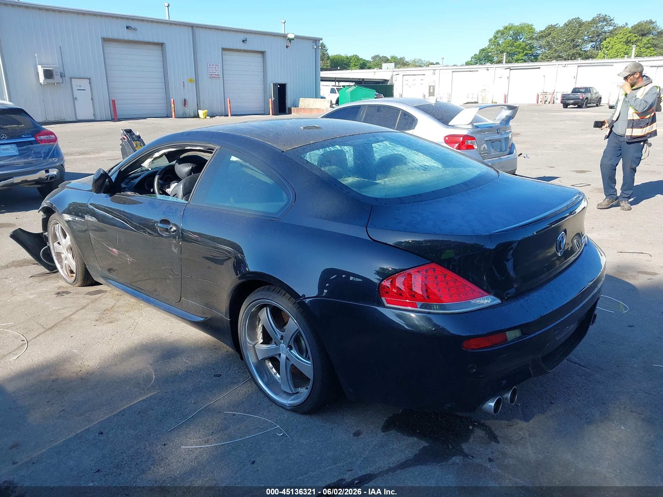 2006 Bmw M6   Black vin: WBSEH93426B798041