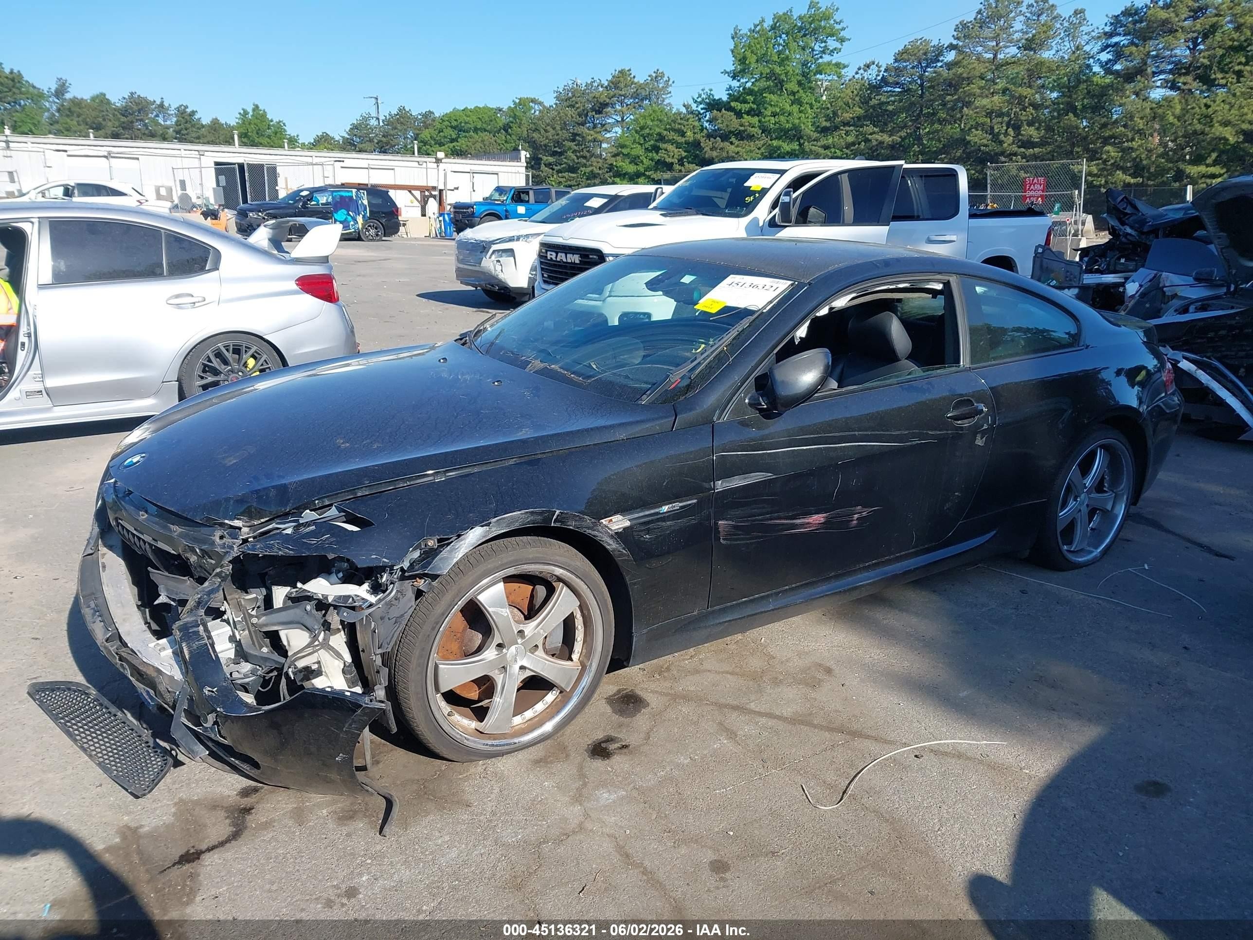 2006 Bmw M6   Black vin: WBSEH93426B798041