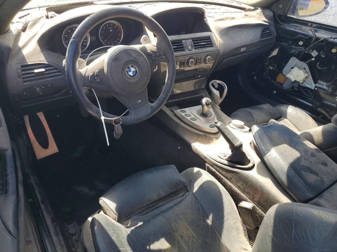 2006 Bmw M6 Black vin: WBSEH93476B797225