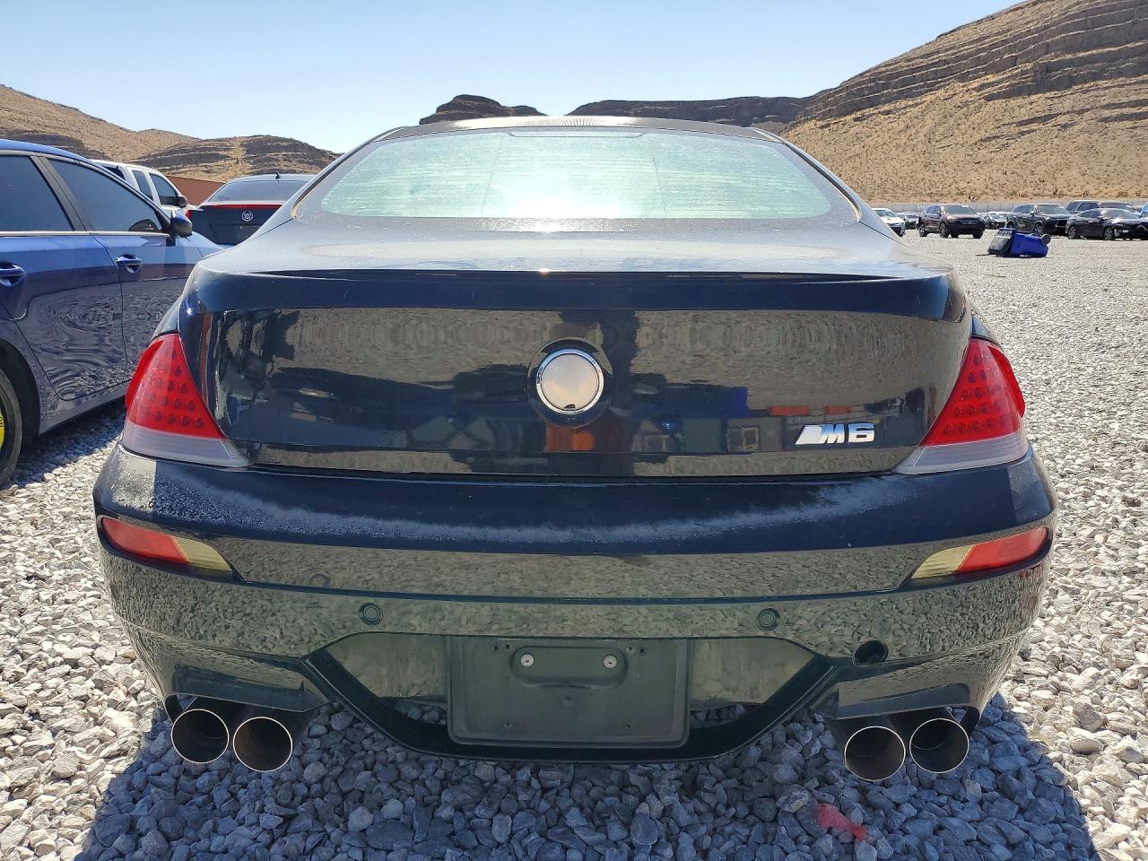 2006 Bmw M6 Black vin: WBSEH93476B797225