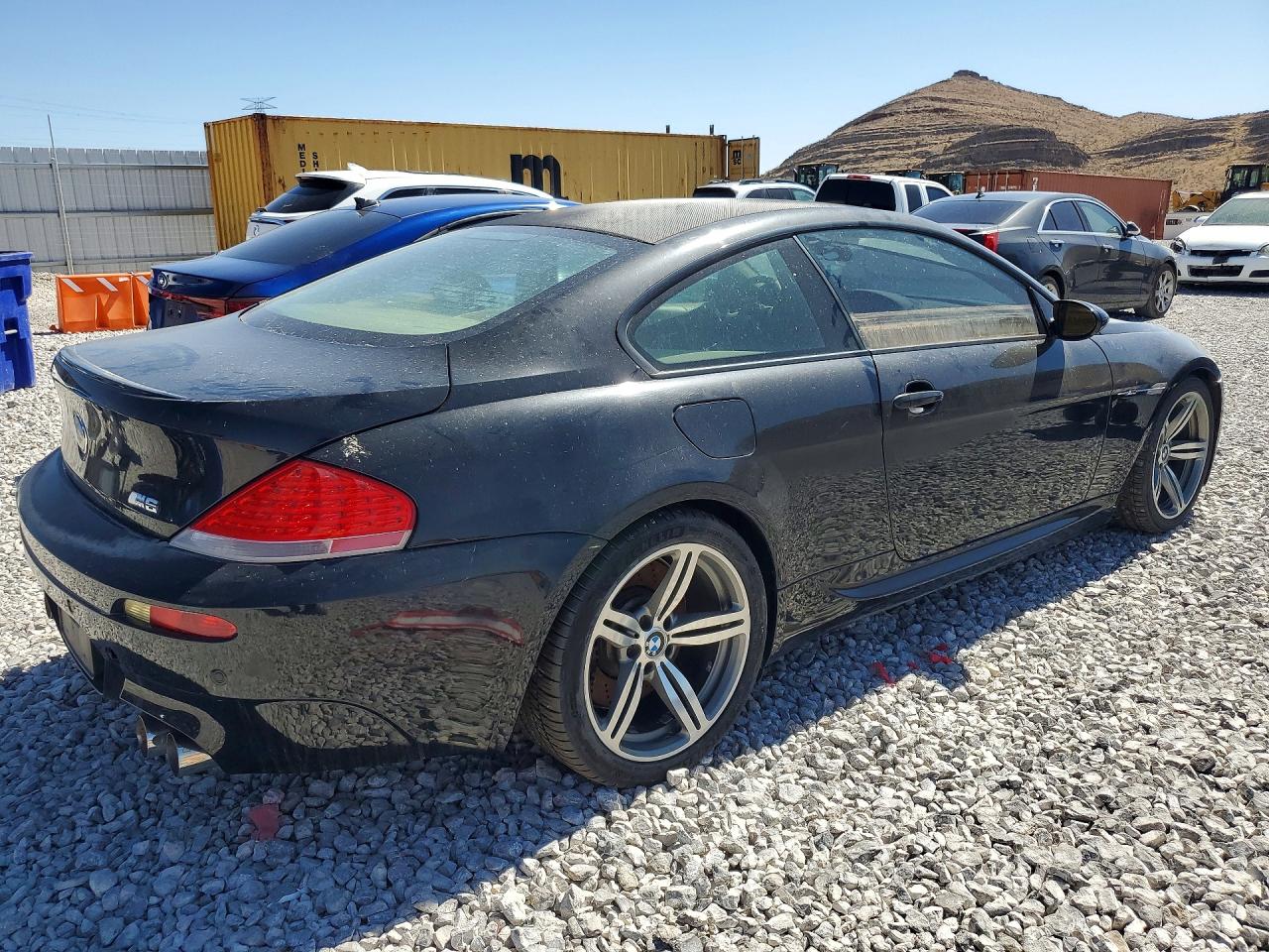 2006 Bmw M6 Black vin: WBSEH93476B797225