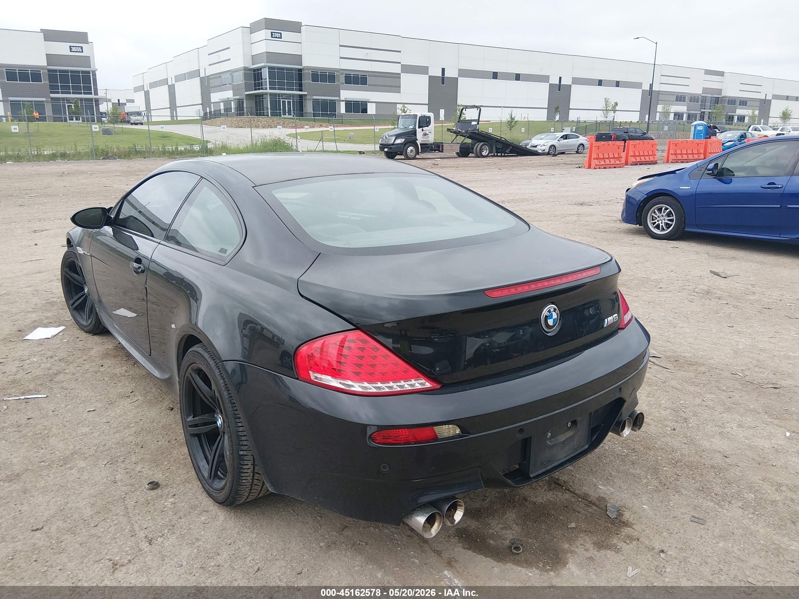 2008 Bmw M6   Black vin: WBSEH93548CY24337