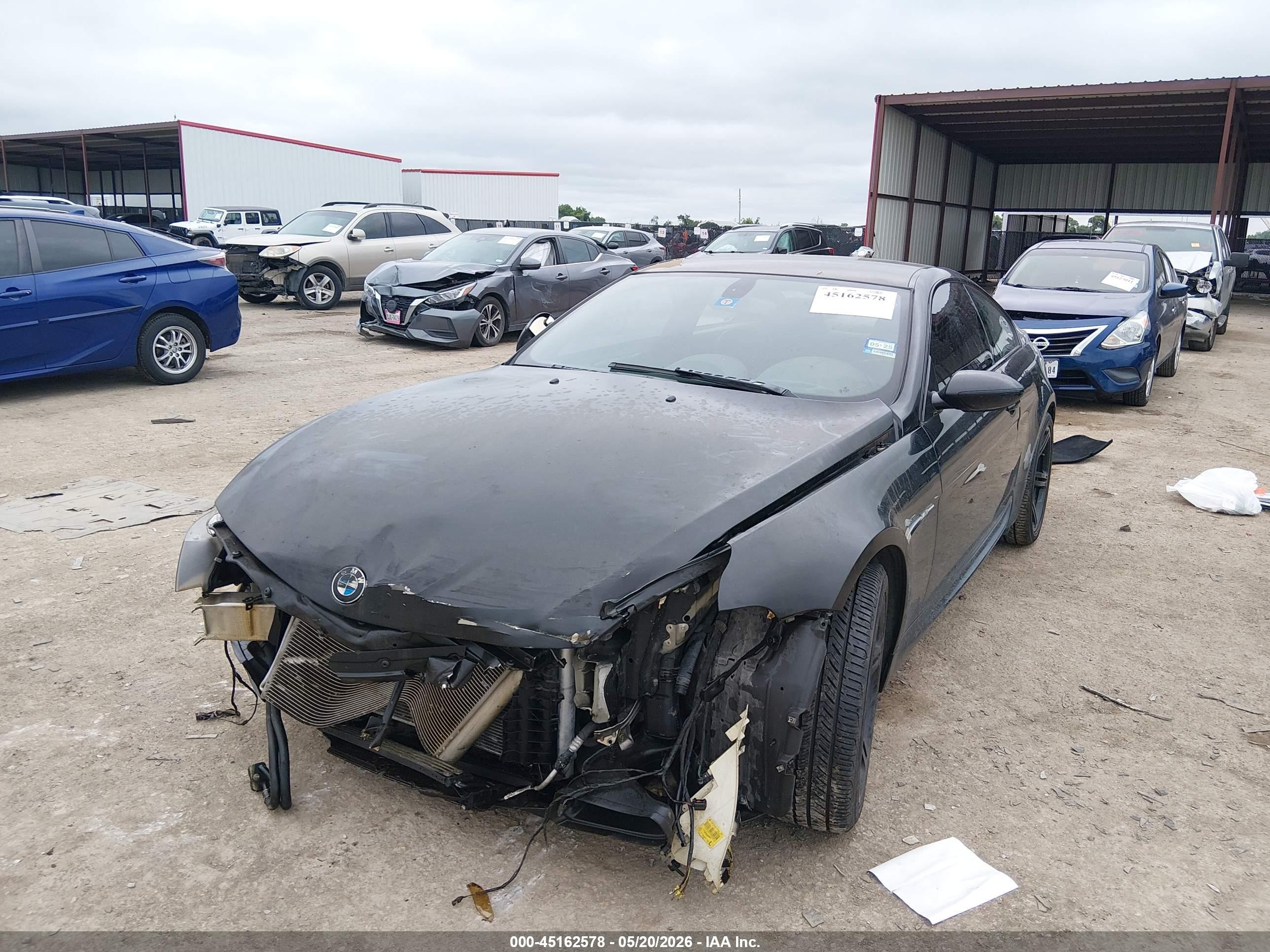 2008 Bmw M6   Black vin: WBSEH93548CY24337